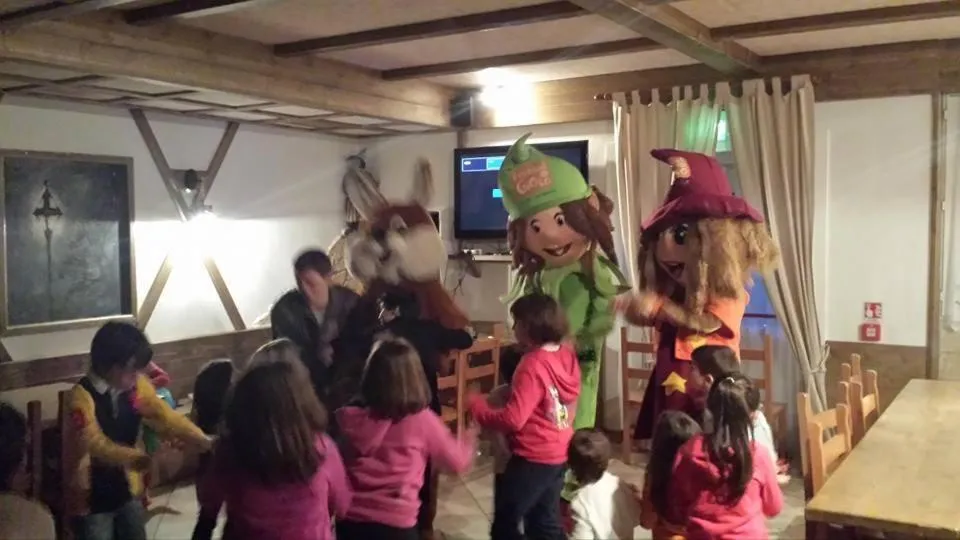 Communal lounge/ TV room in Hotel Vittoria