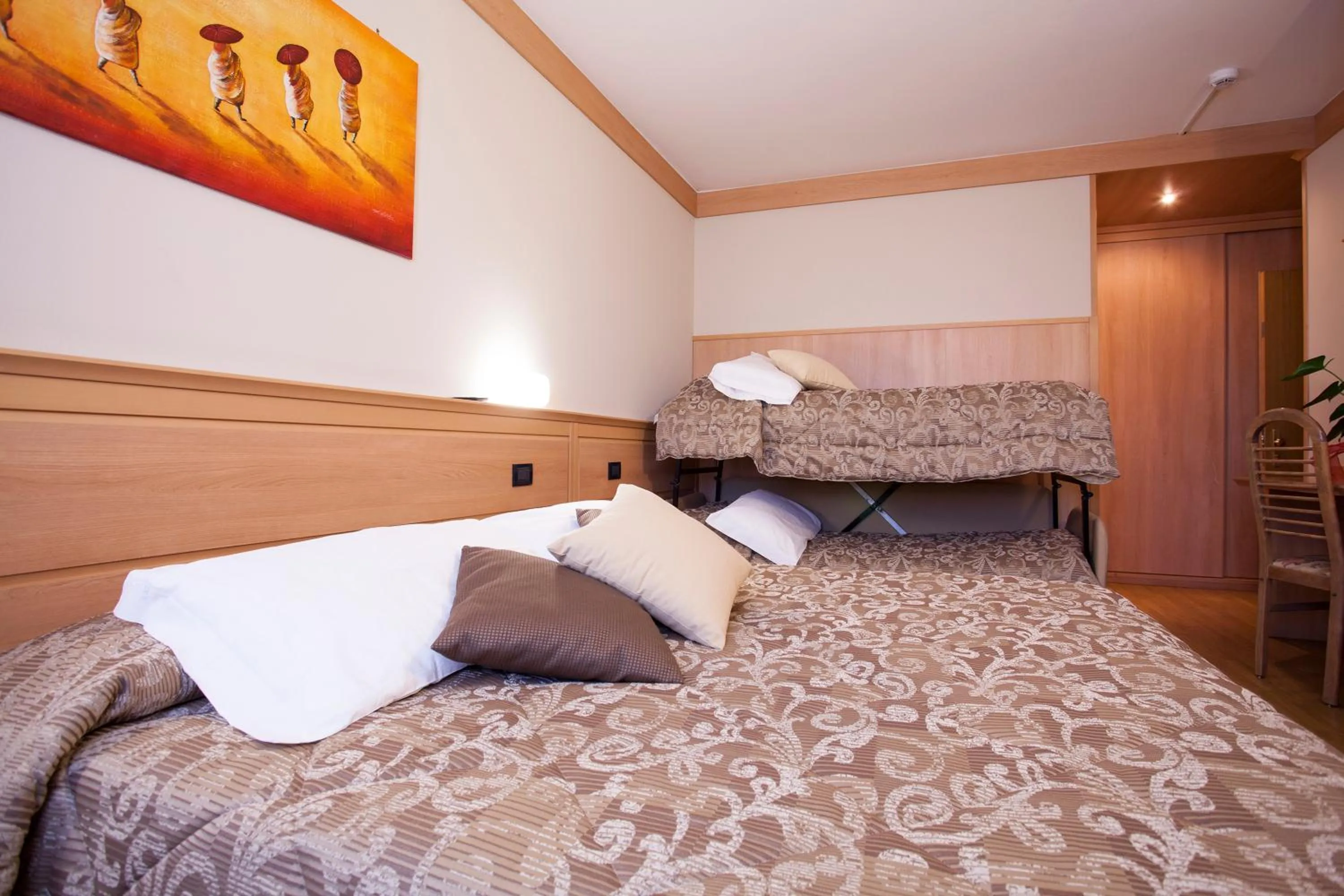 Bed in Hotel Vittoria