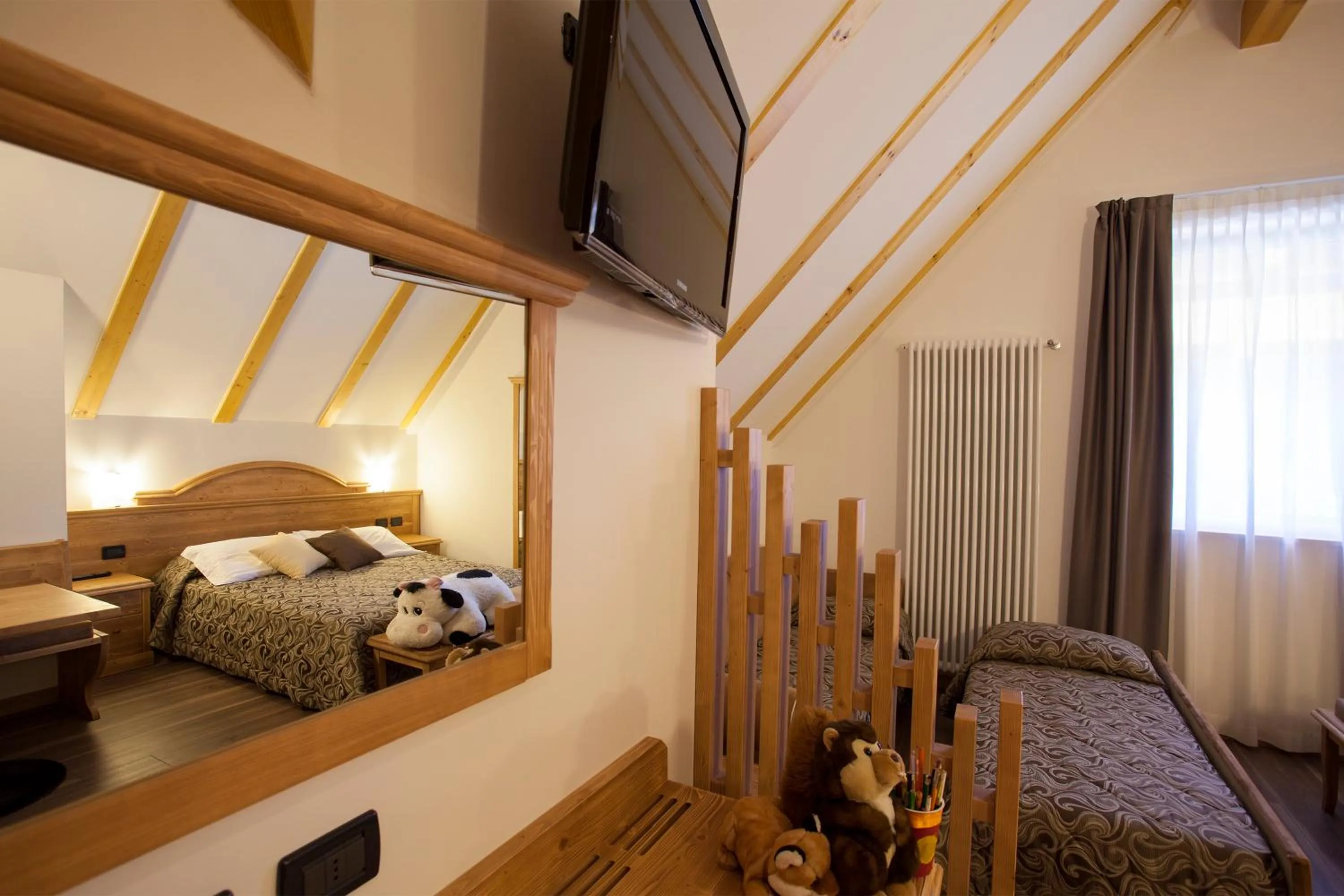 Bed in Hotel Vittoria