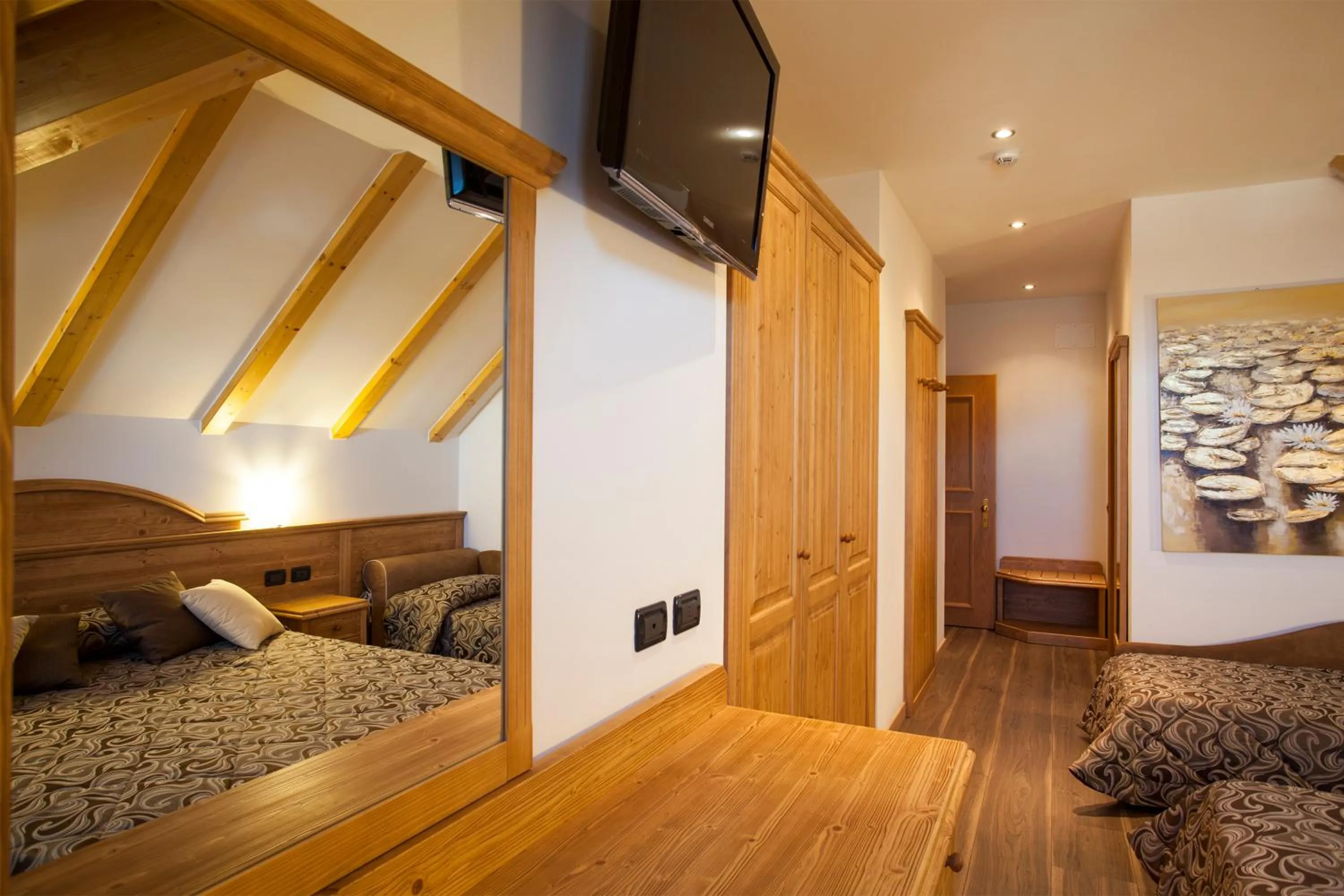 Bed in Hotel Vittoria