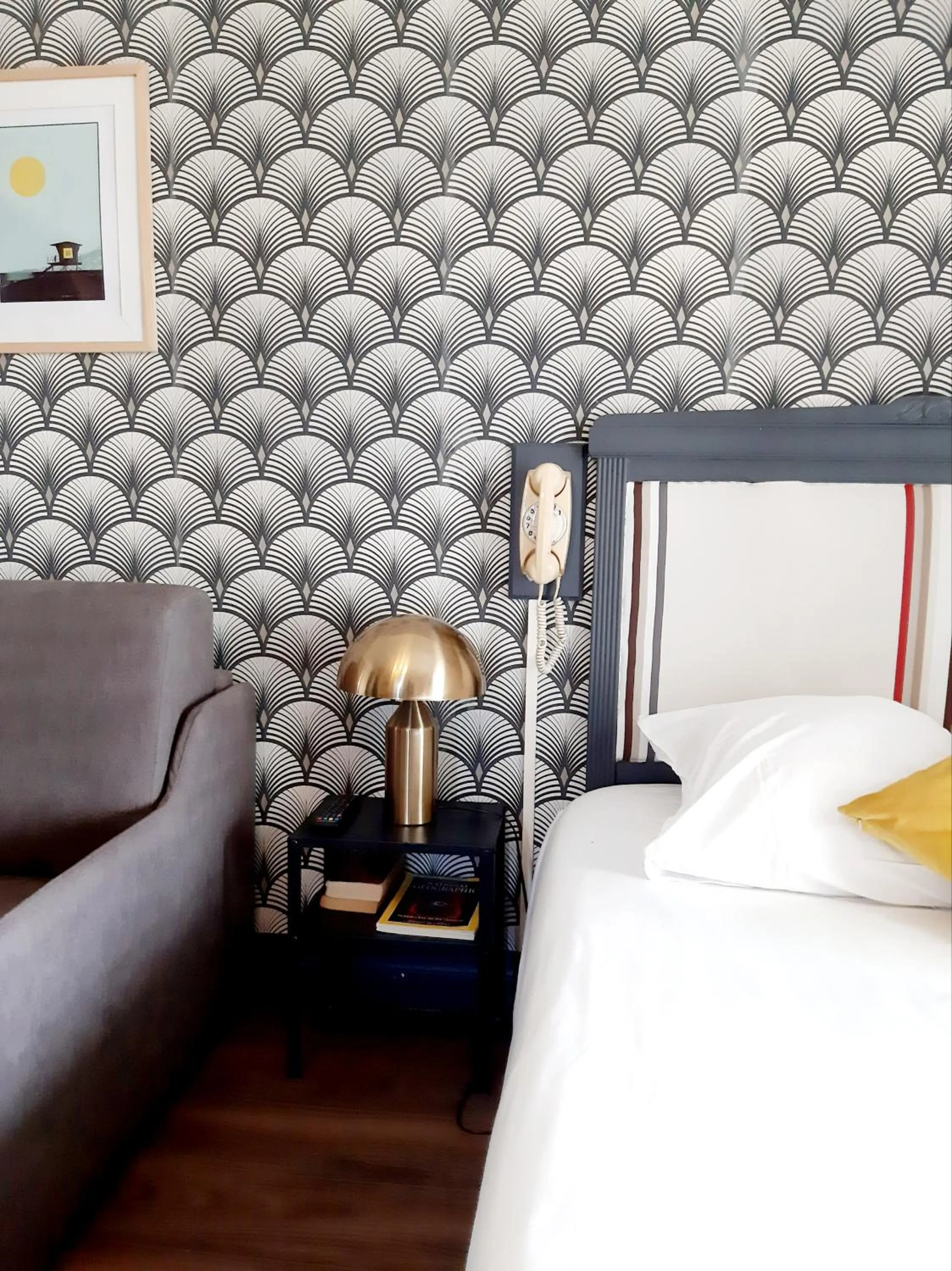 Bedroom, Bed in Saint Charles Hôtel & Coliving Biarritz