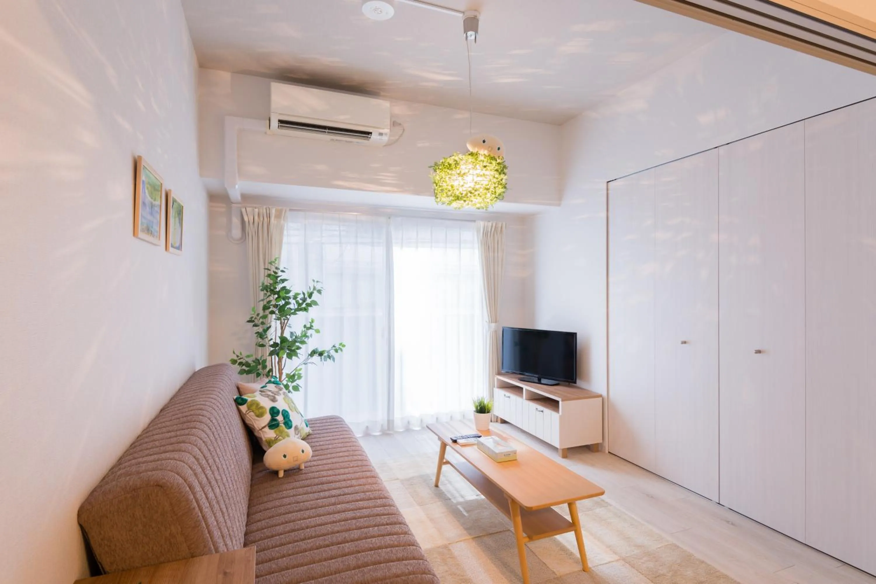 Living room in Forestay Shinsaibashi