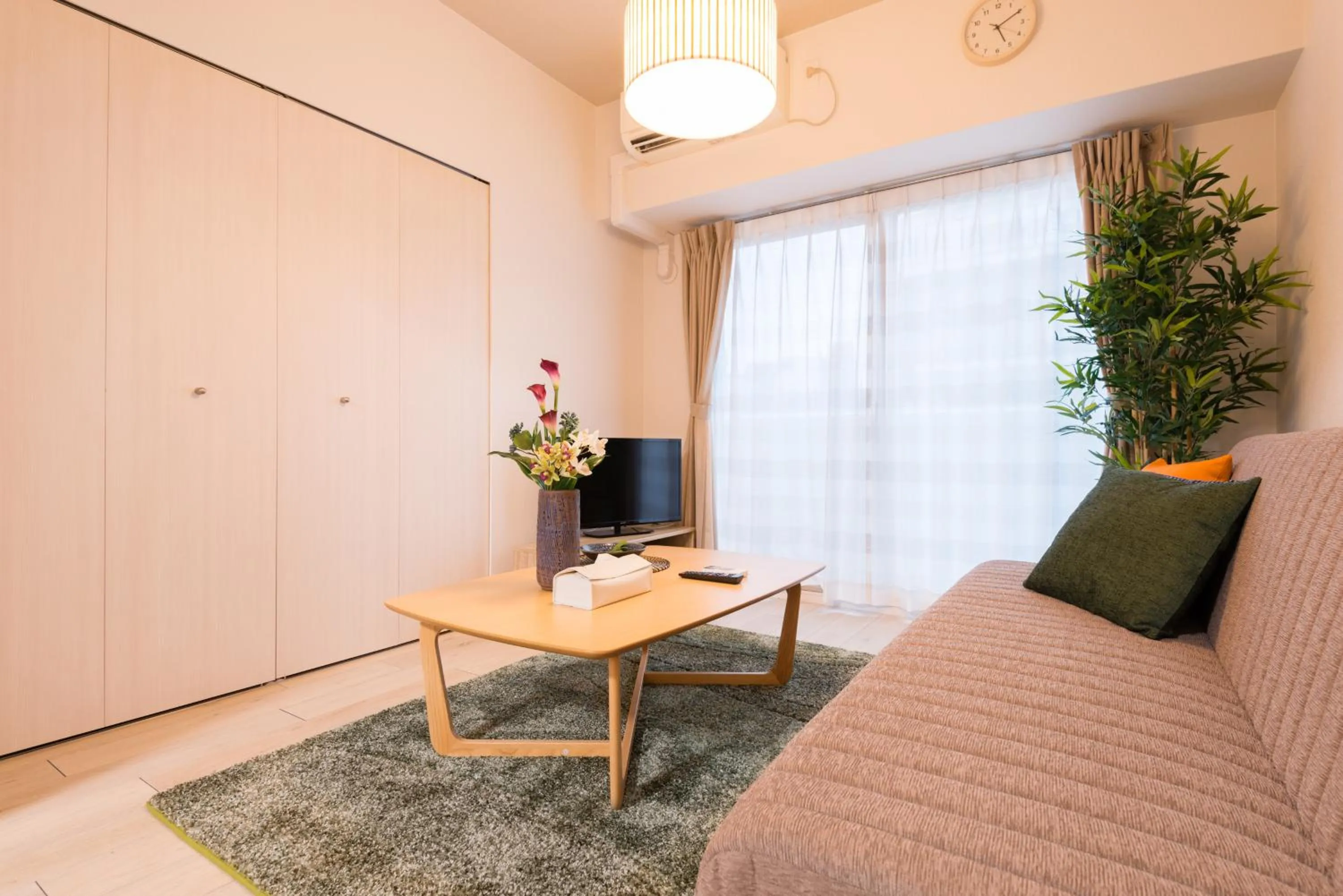Living room in Forestay Shinsaibashi