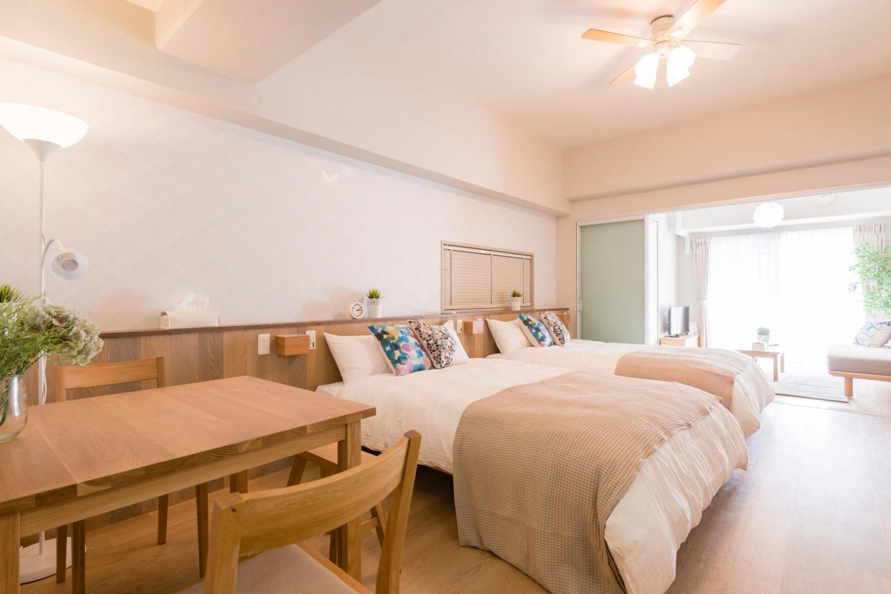 Bedroom, Bed in Forestay Shinsaibashi