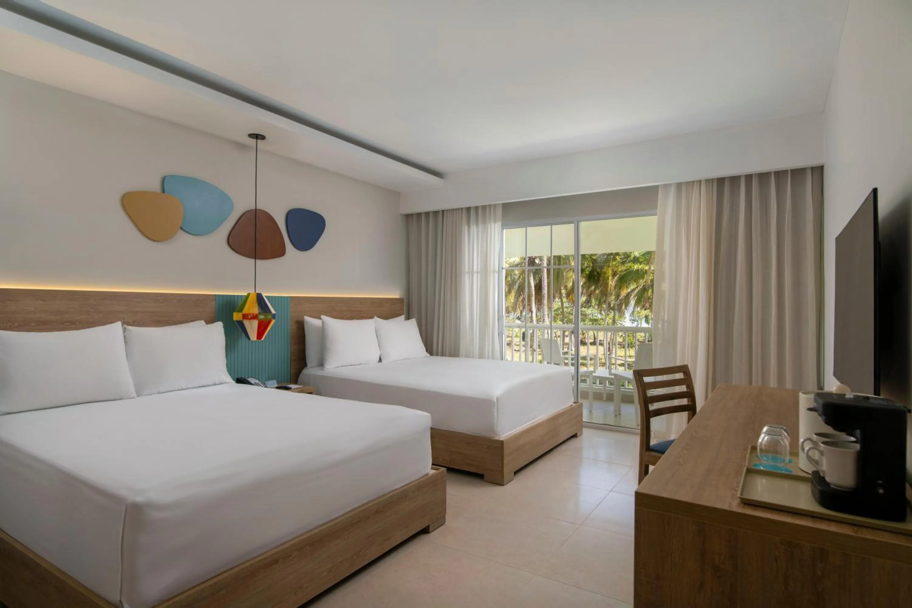 Bed in Wyndham Alltra Samana All Inclusive Resort