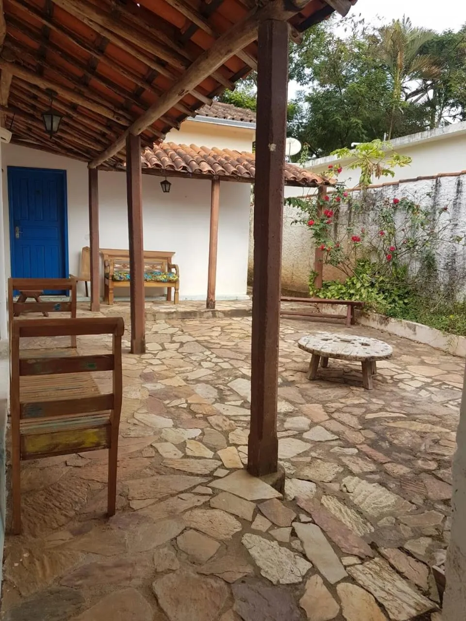Patio in Rancho da Serra Pousada