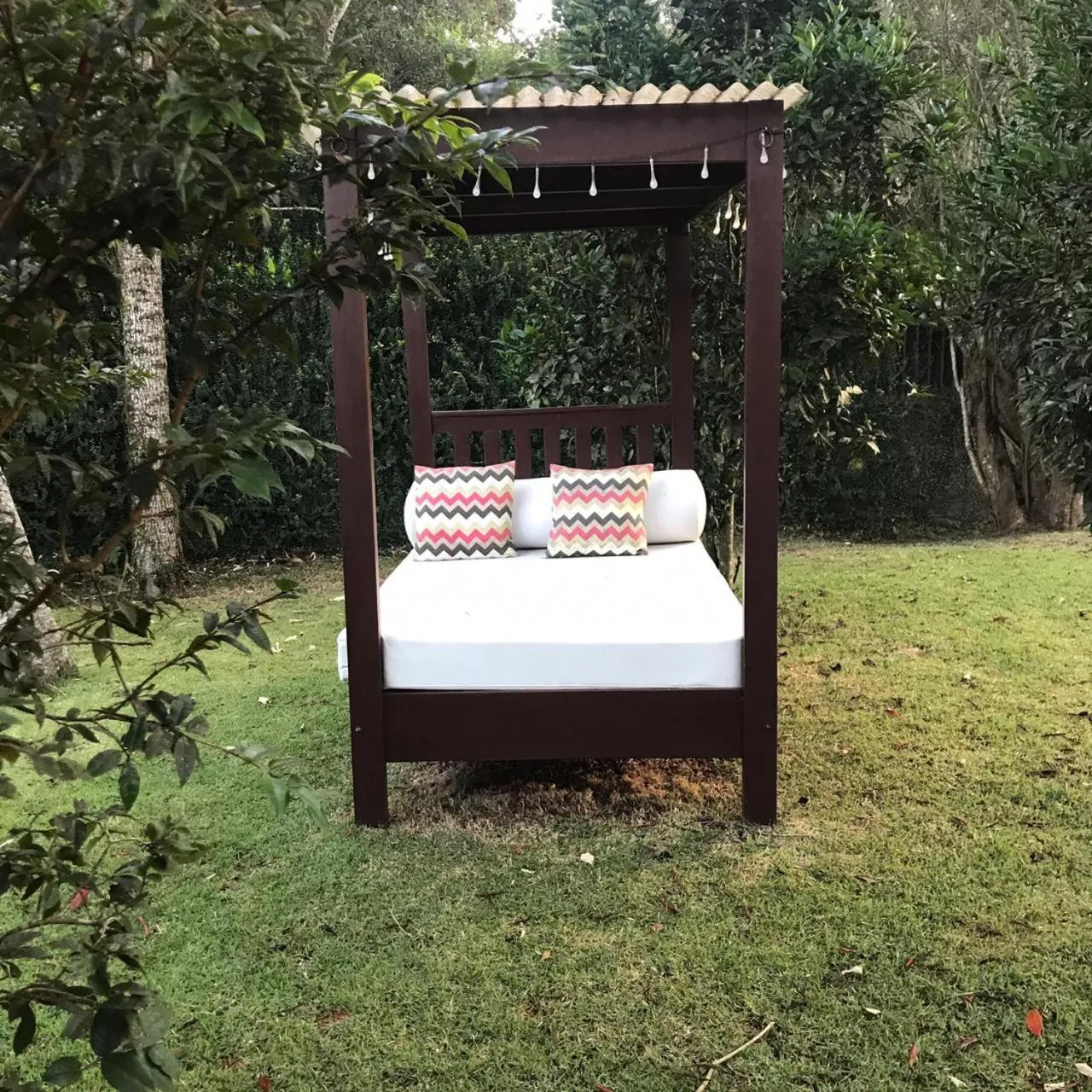 Bed in Pousada Papyrus