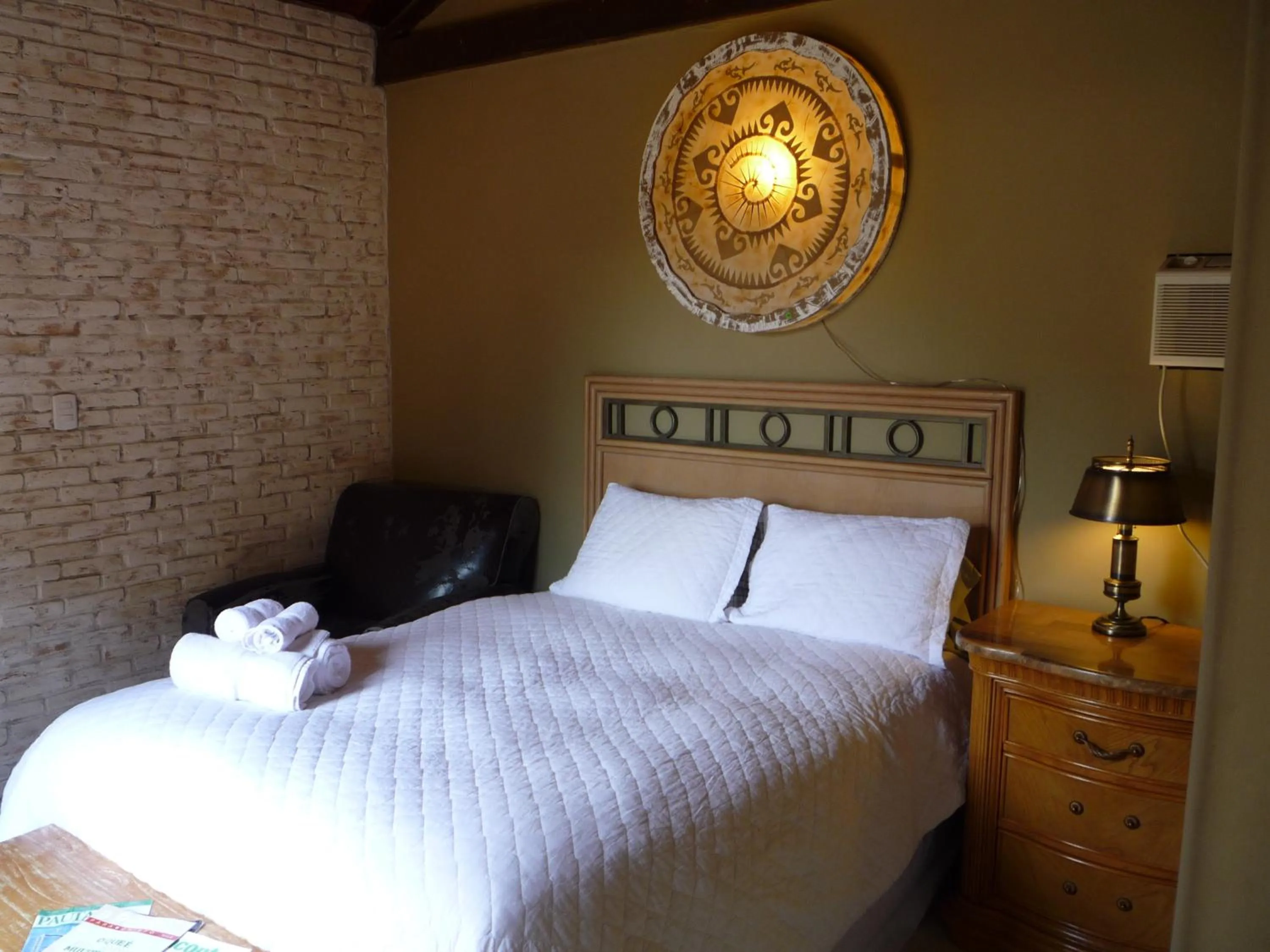 Bed in Pousada Papyrus