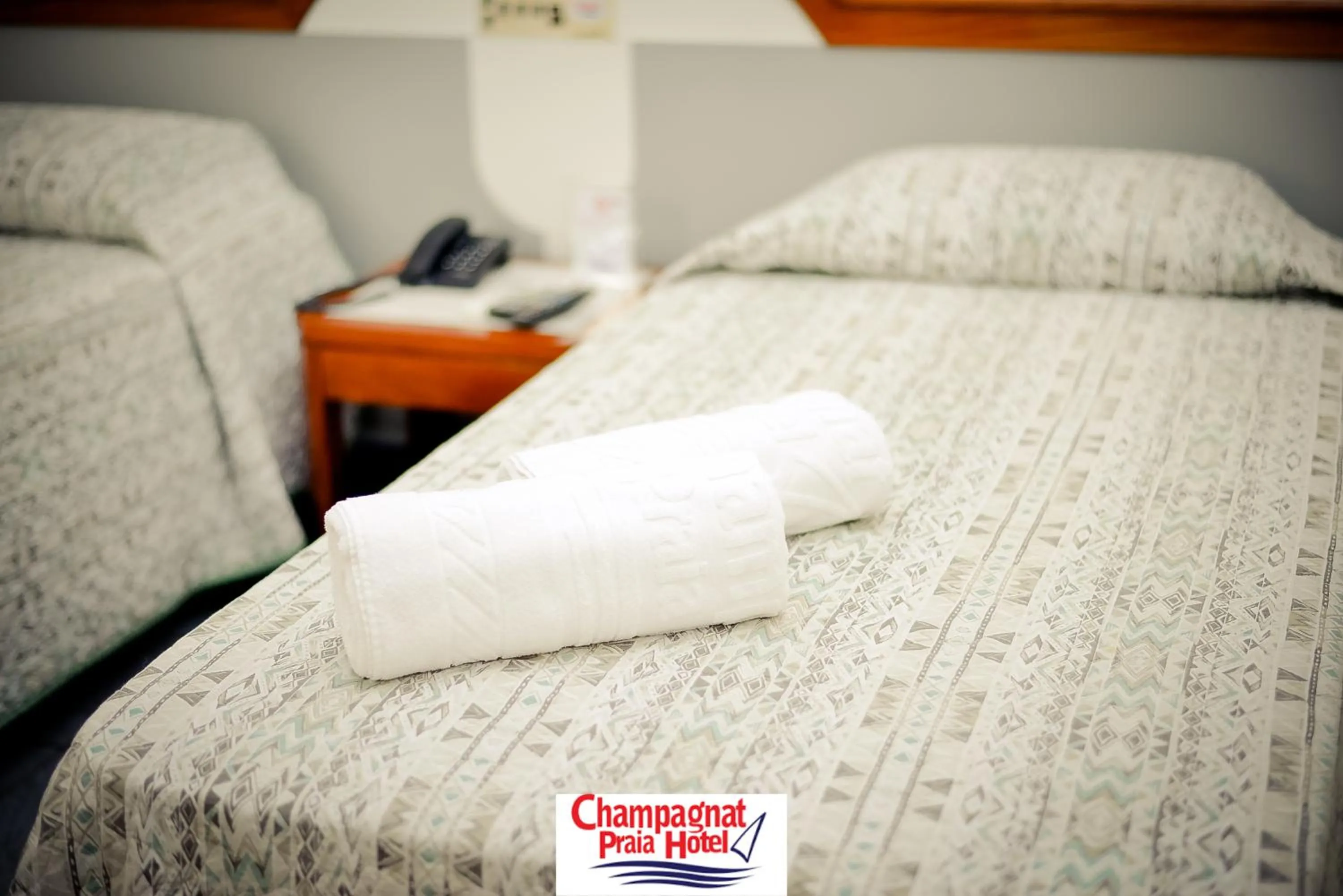 Bed in Champagnat Praia Hotel