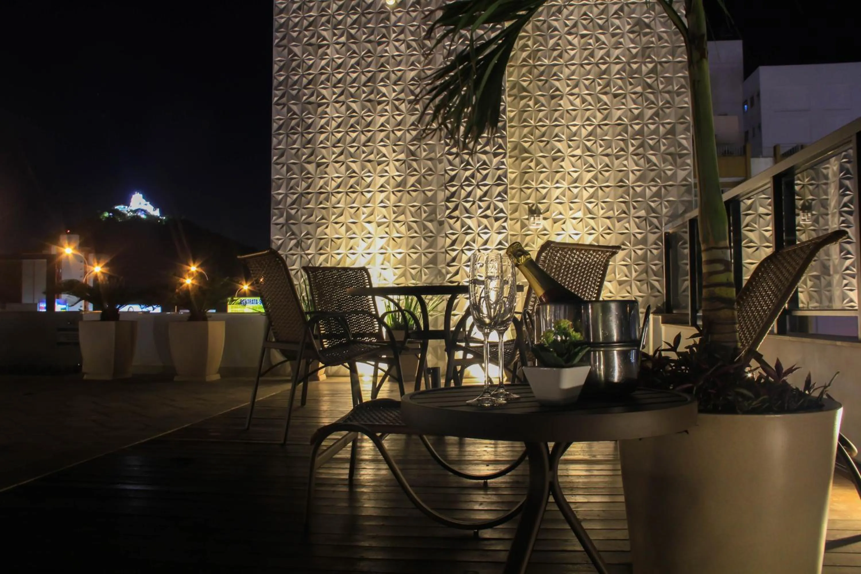 Pool view in Champagnat Praia Hotel