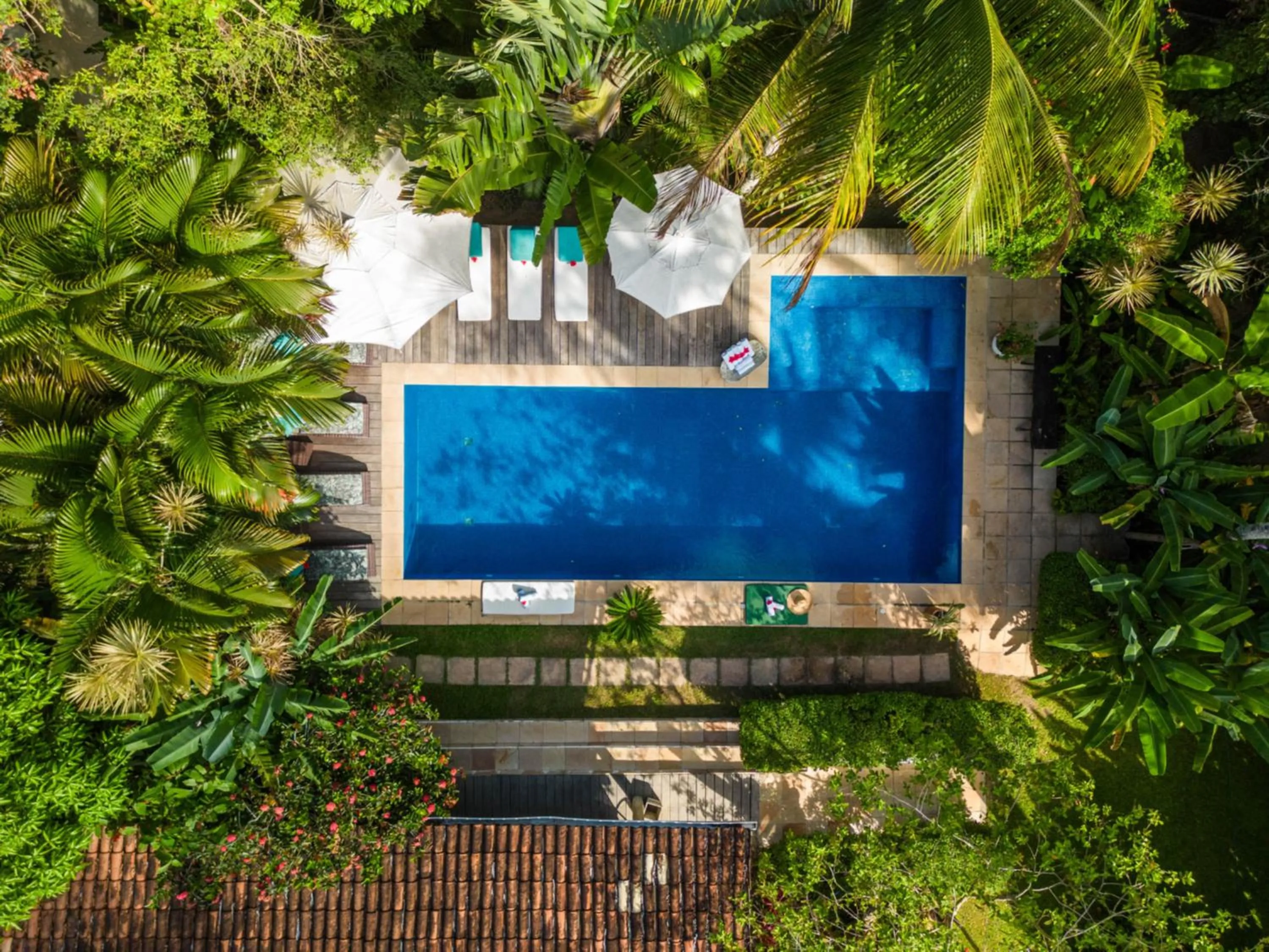 Pool view in Pousada Jardim Das Margaridas