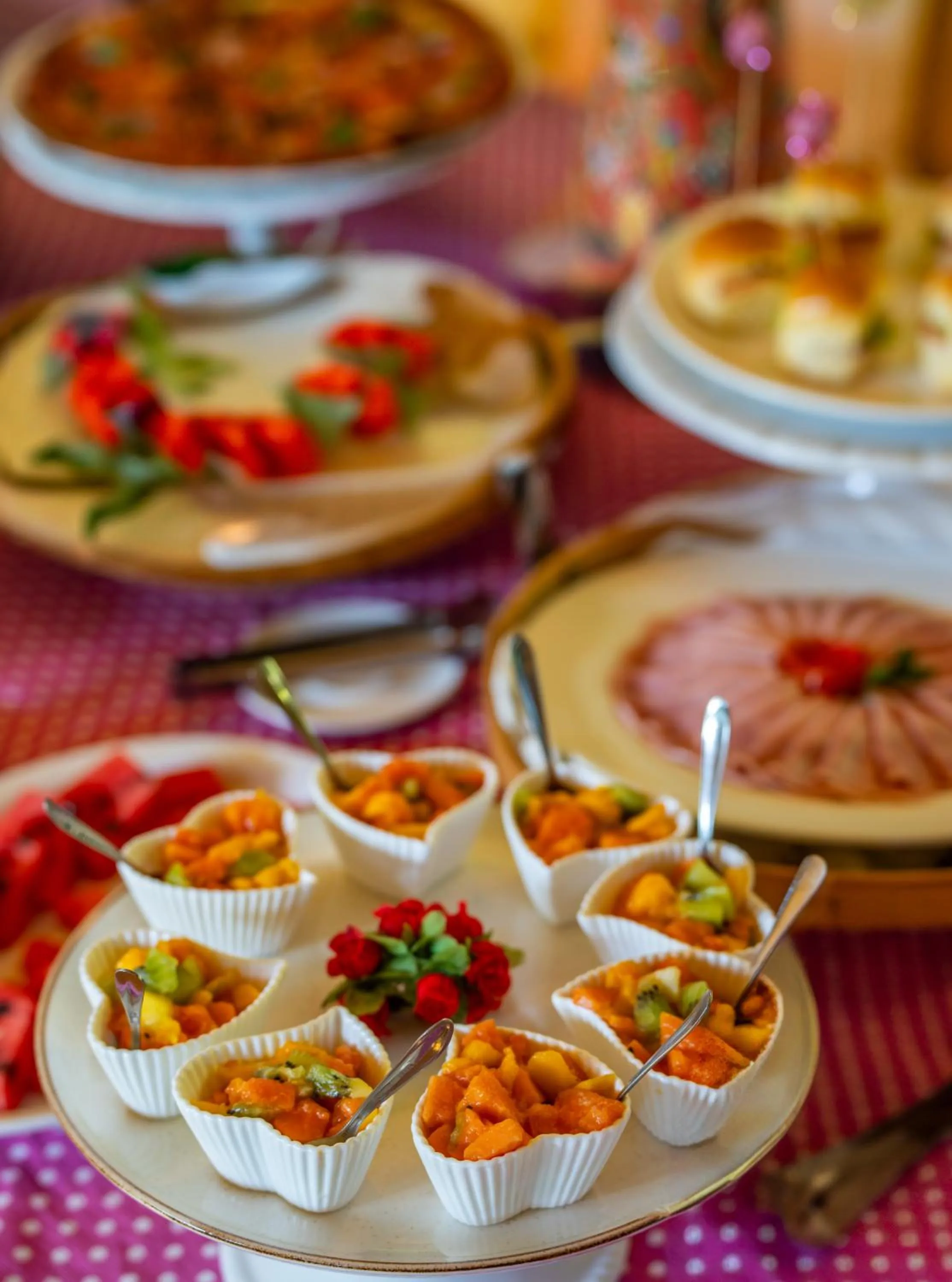 Continental breakfast in Pousada Jardim Das Margaridas