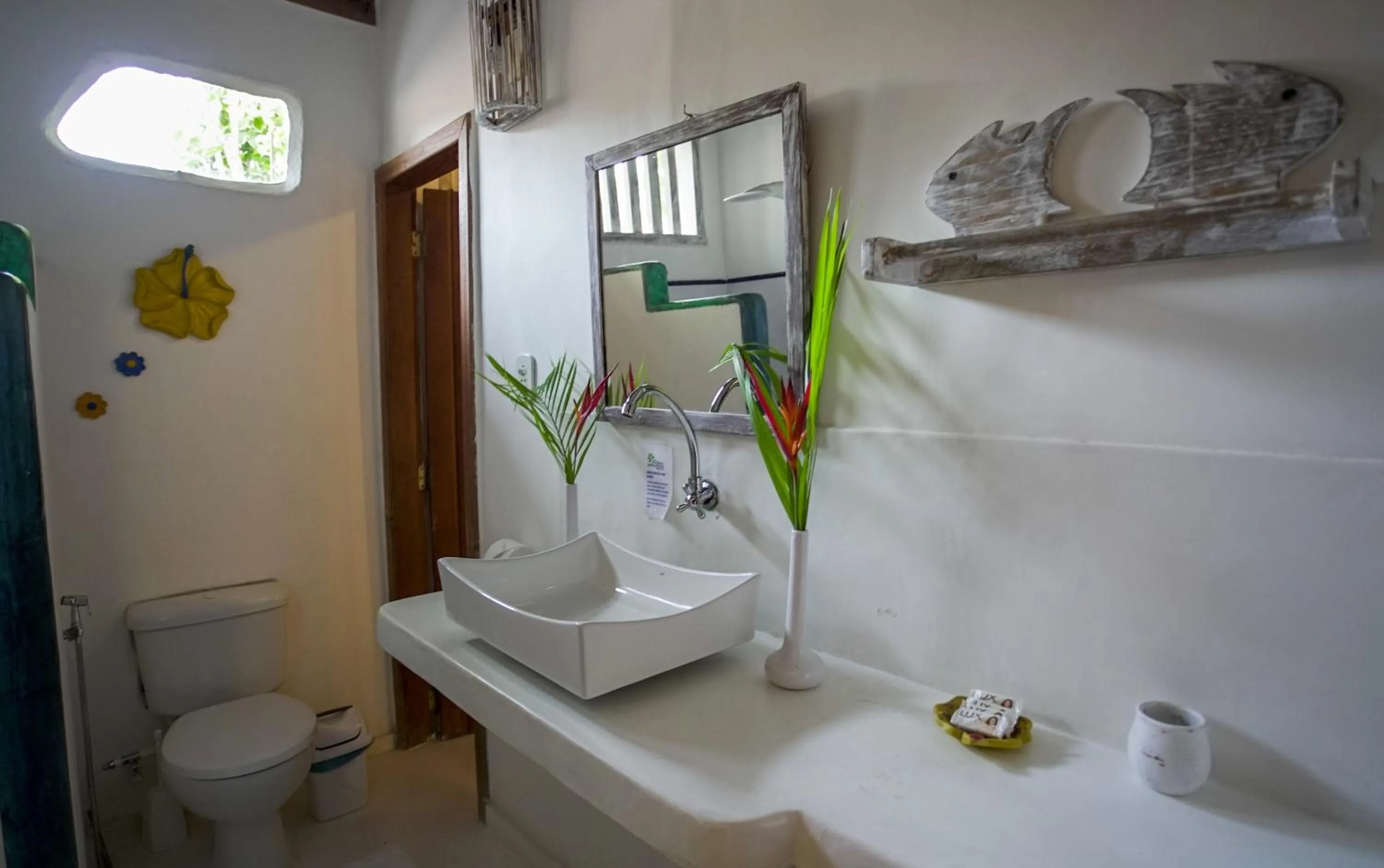 Bathroom in Pousada Jardim Das Margaridas