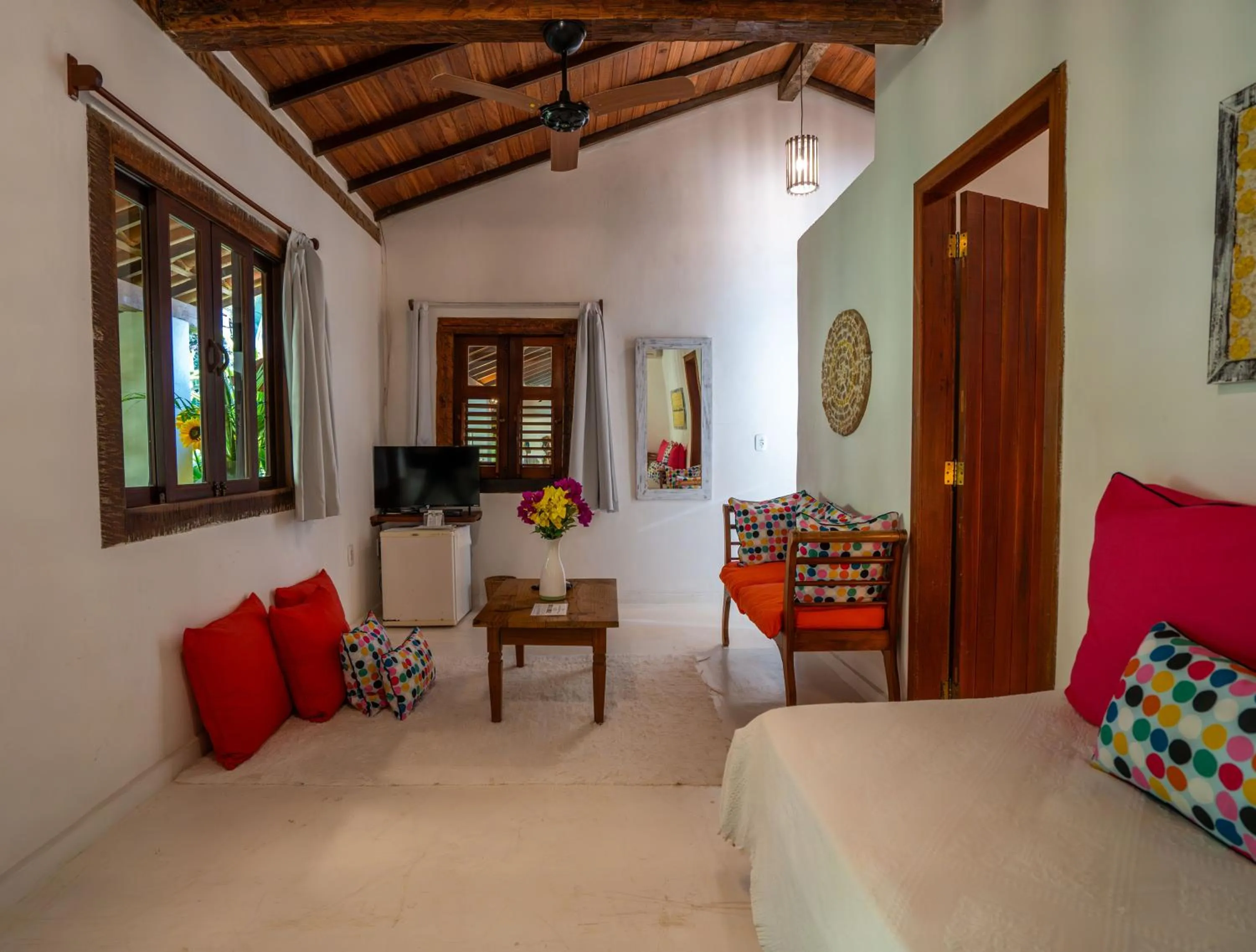 Seating area in Pousada Jardim Das Margaridas