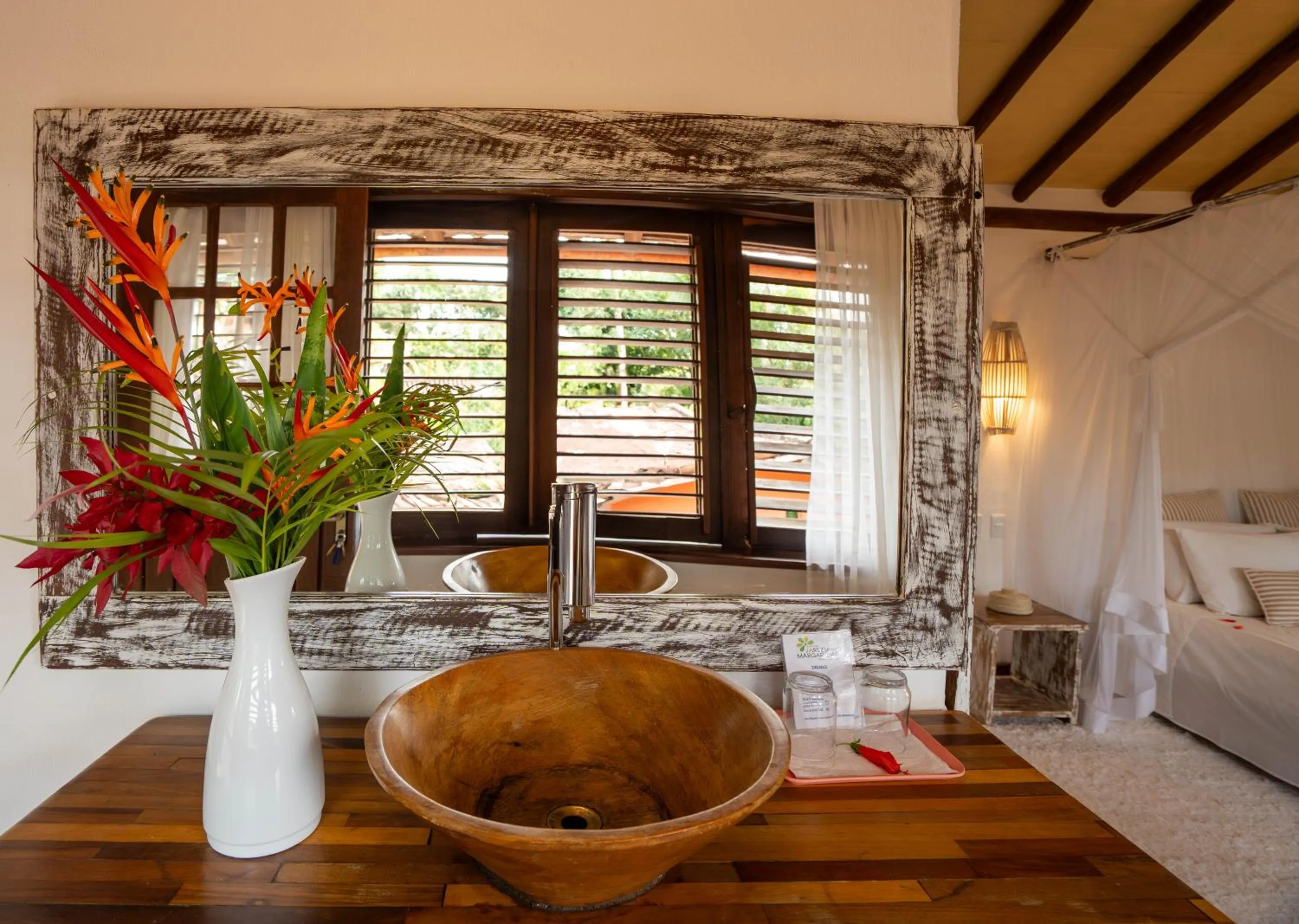 Bathroom in Pousada Jardim Das Margaridas