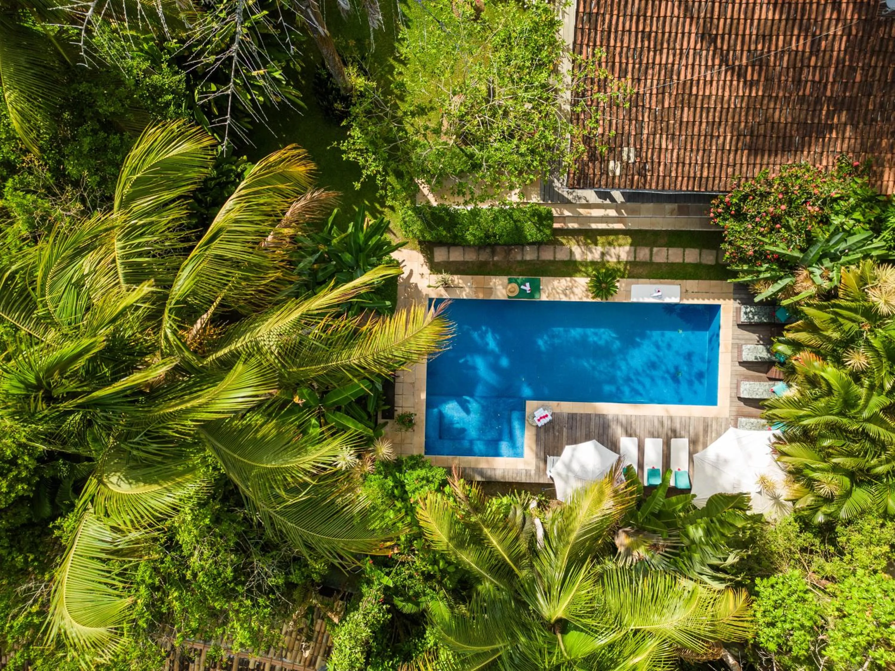 Pool view in Pousada Jardim Das Margaridas