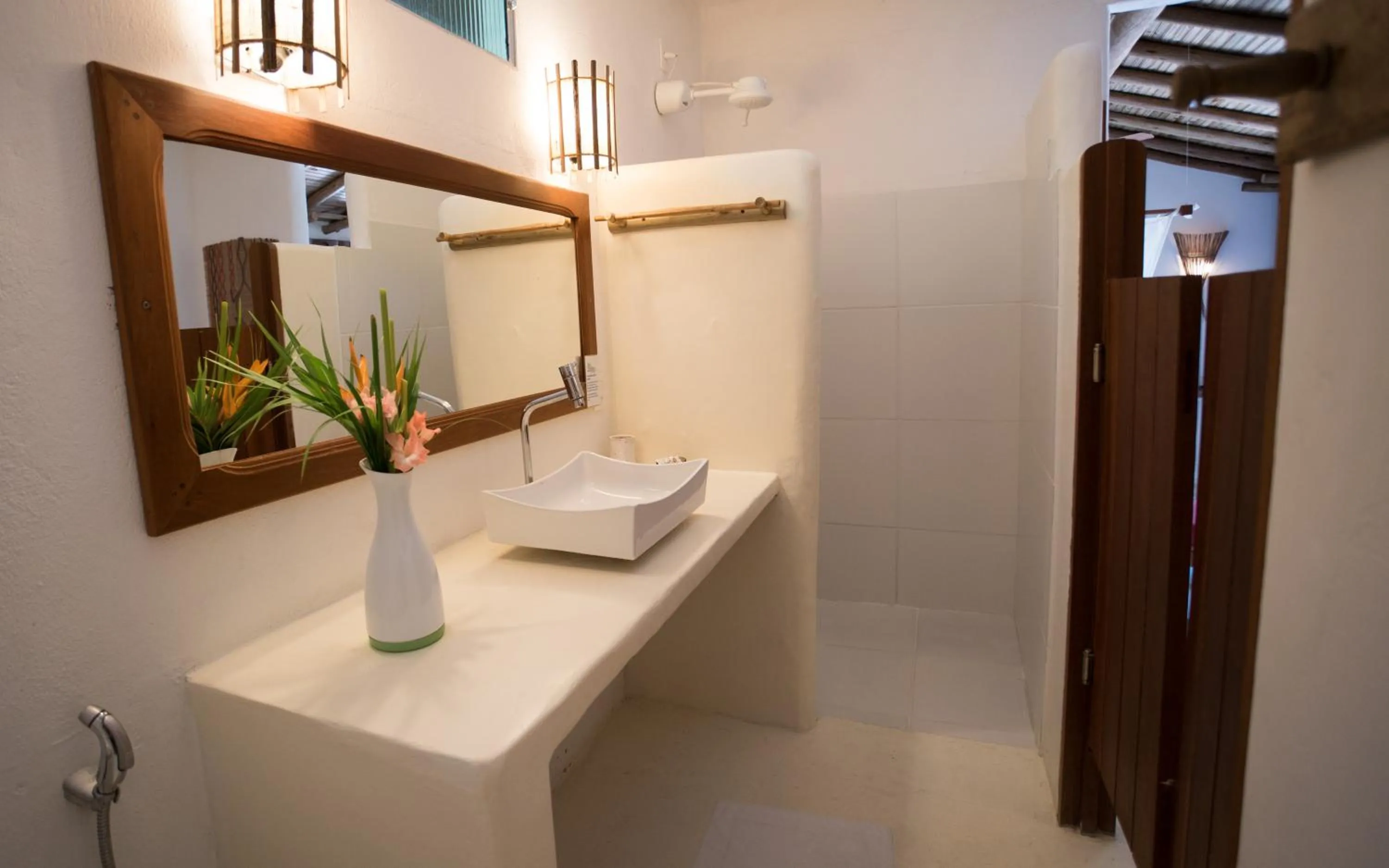 Bathroom in Pousada Jardim Das Margaridas