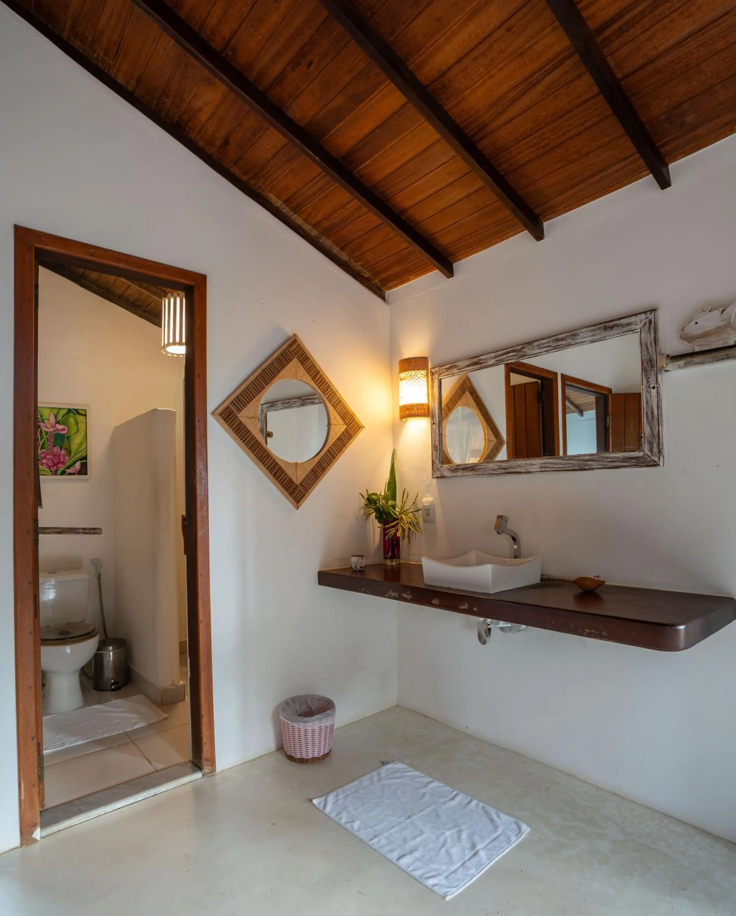 Bathroom in Pousada Jardim Das Margaridas