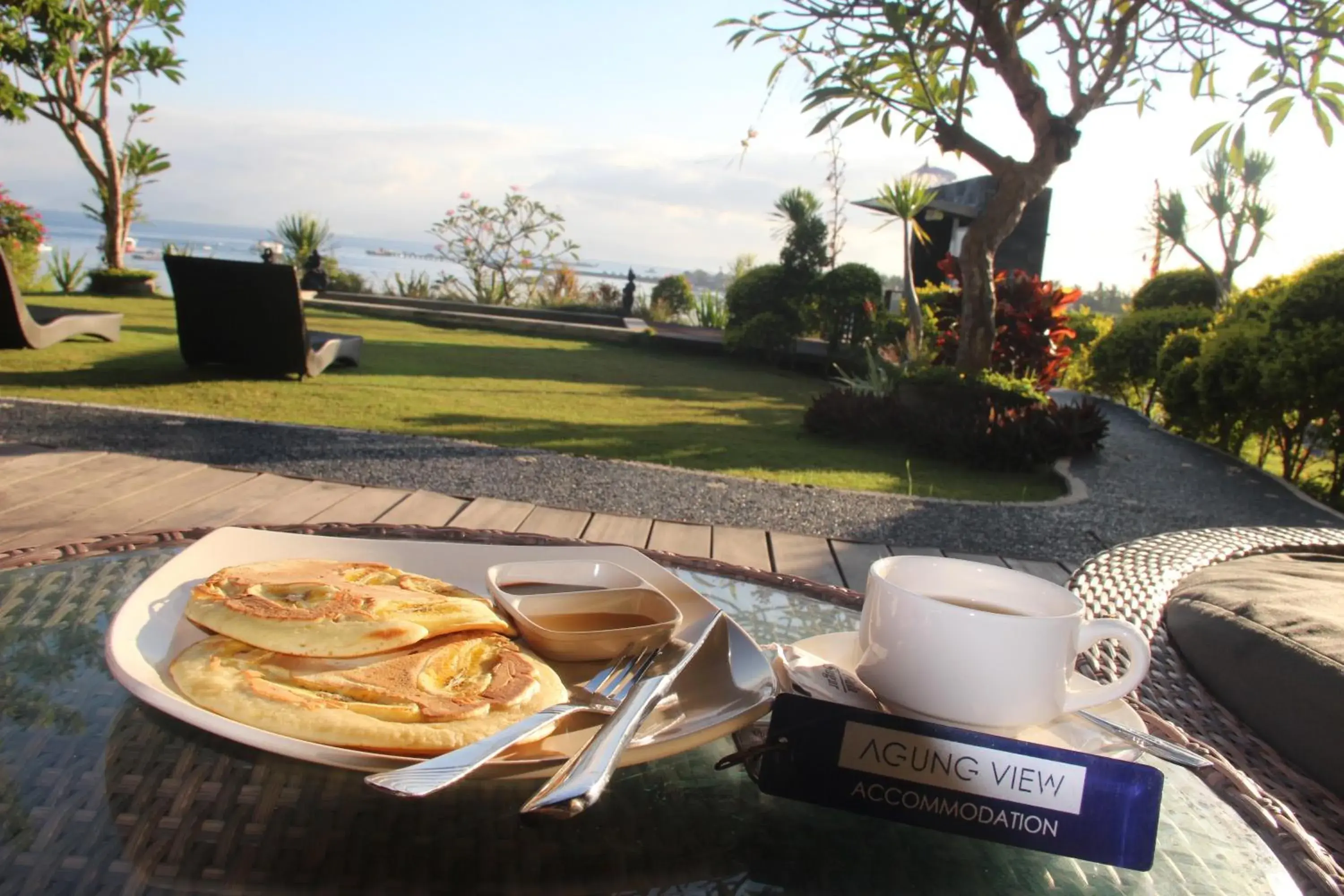 Continental breakfast in Agung View Villa, Nusa Penida Continental breakfast in Agung View Villa, Nusa Penida