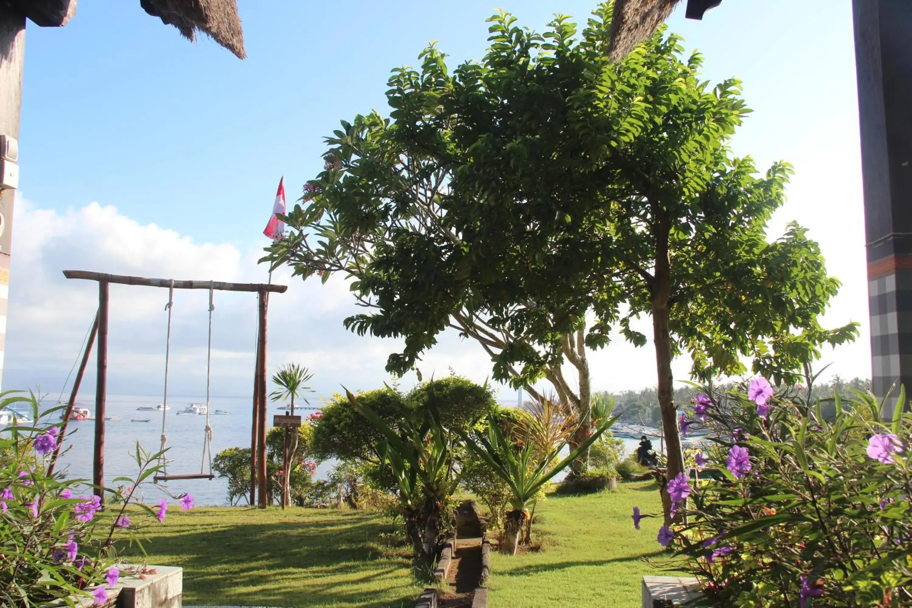 Garden in Agung View Villa, Nusa Penida Garden in Agung View Villa, Nusa Penida
