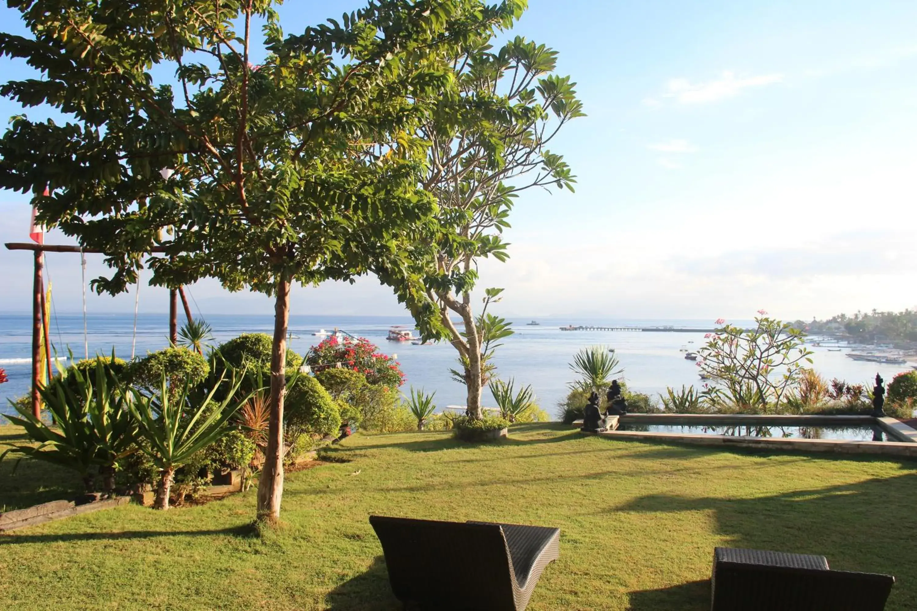 Garden in Agung View Villa, Nusa Penida Garden in Agung View Villa, Nusa Penida