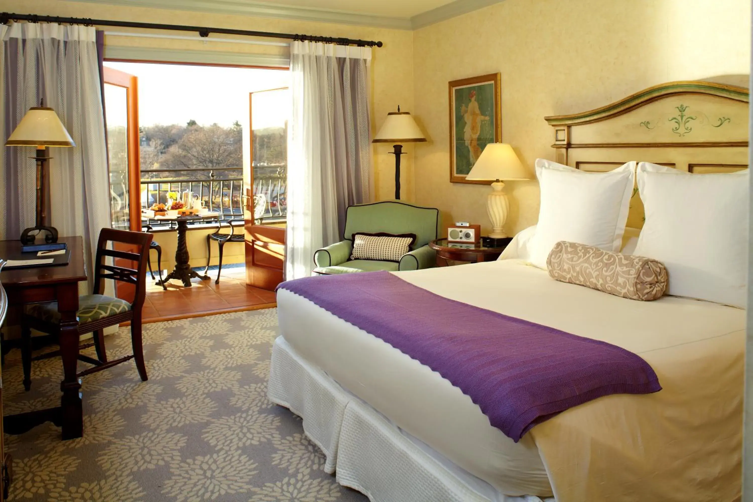 Bed in Delamar Greenwich Harbor Bed in Delamar Greenwich Harbor