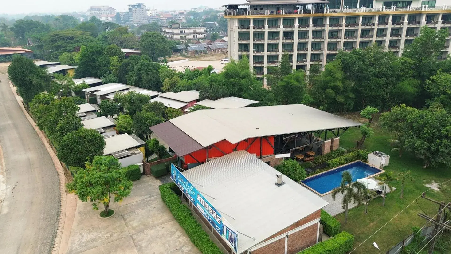 Property building in Kong Resort Vangvieng Property building in Kong Resort Vangvieng