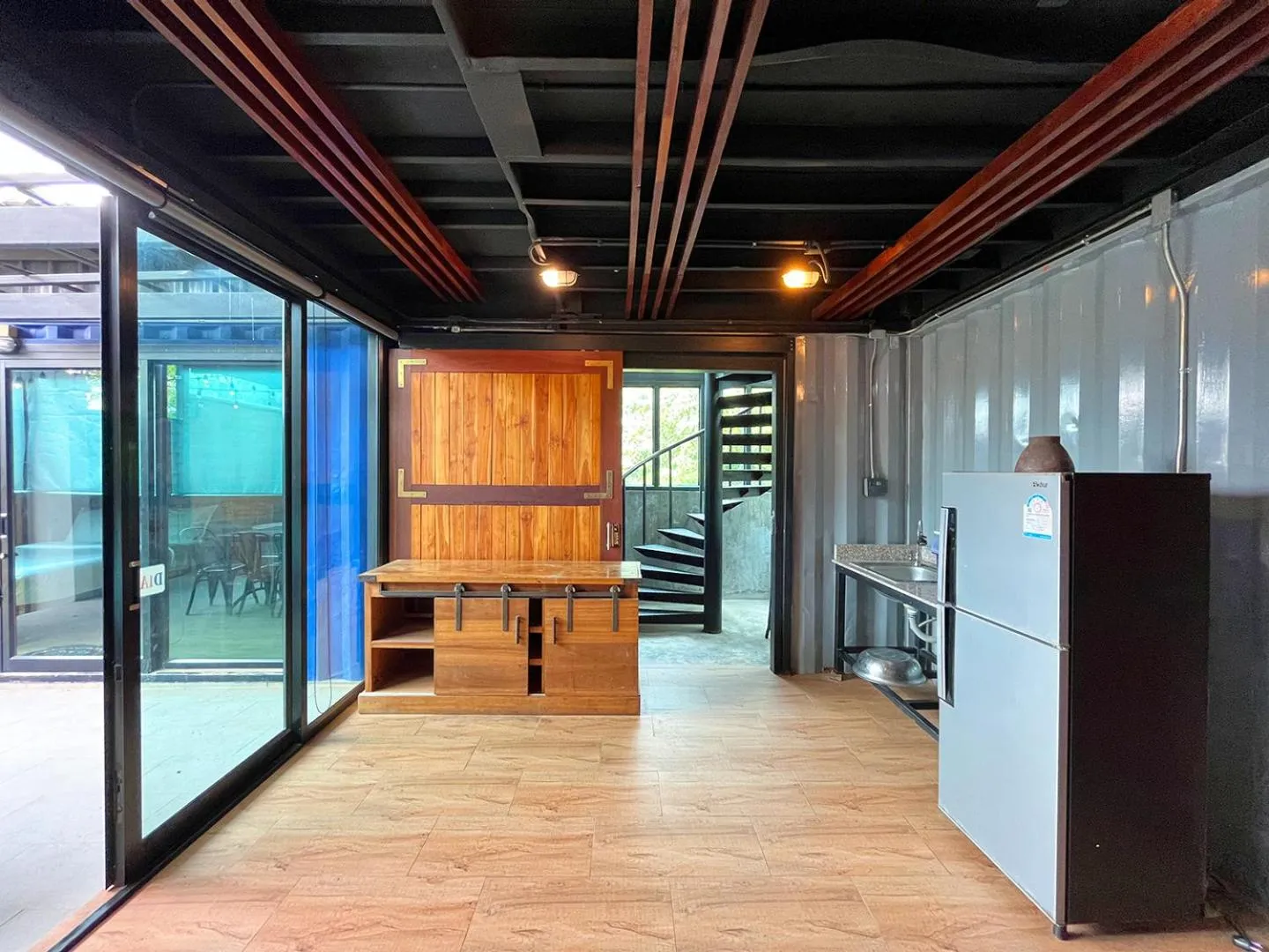 Kitchen or kitchenette in Kong Resort Vangvieng