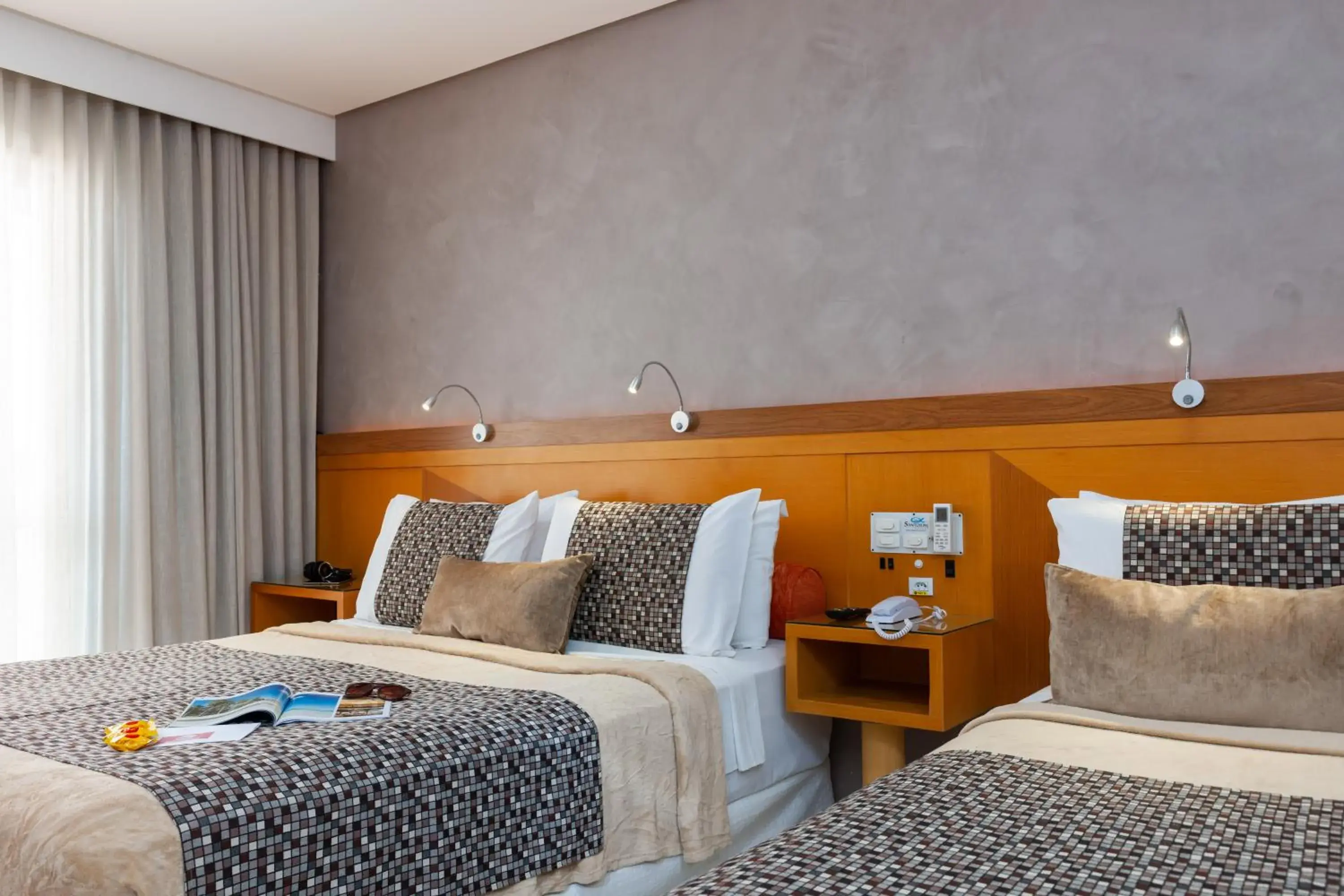 Bedroom, Bed in Hotel Santorini Bedroom, Bed in Hotel Santorini