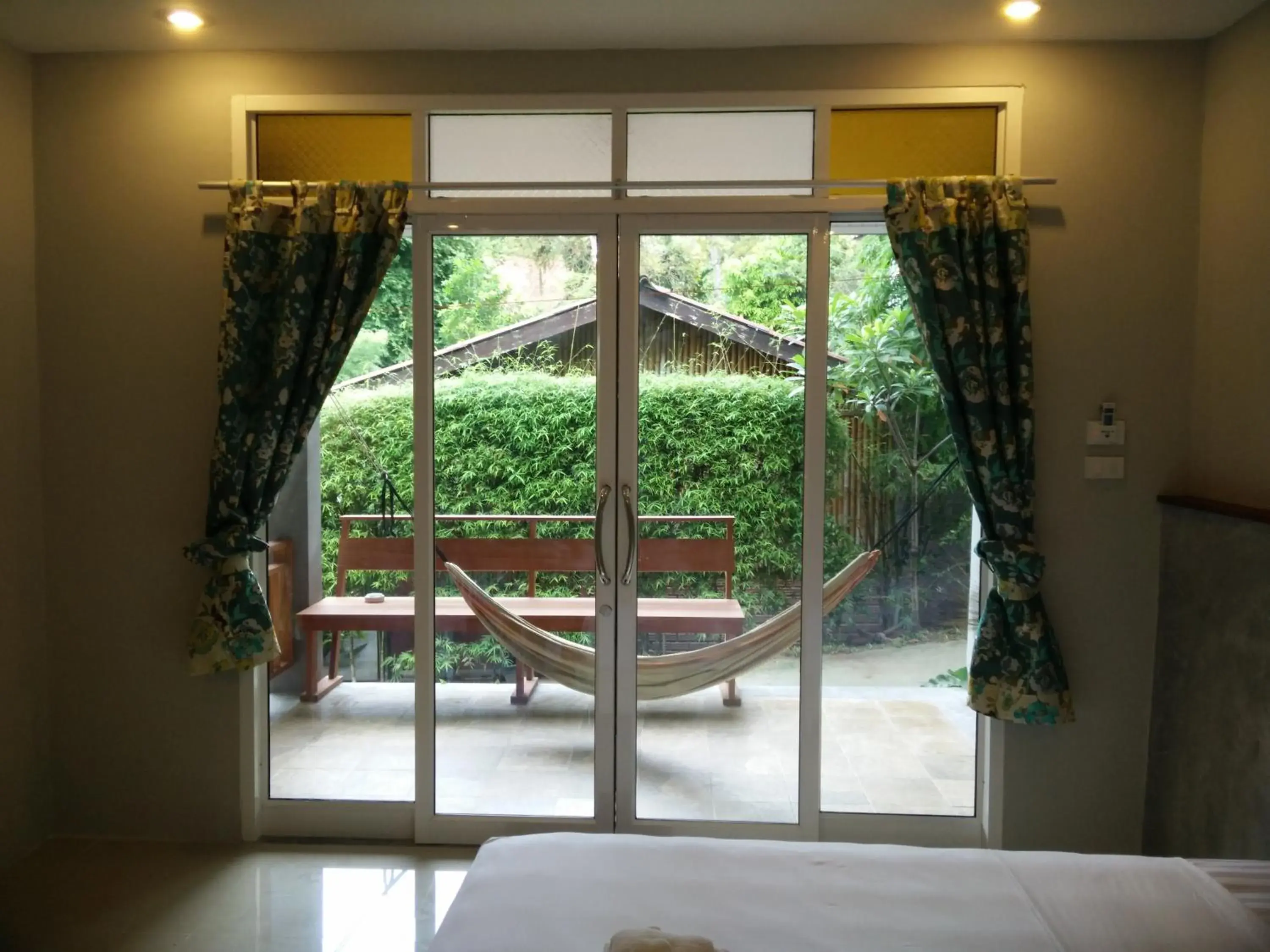 View (from property/room), Bed in Benjamin's Hut View (from property/room), Bed in Benjamin's Hut