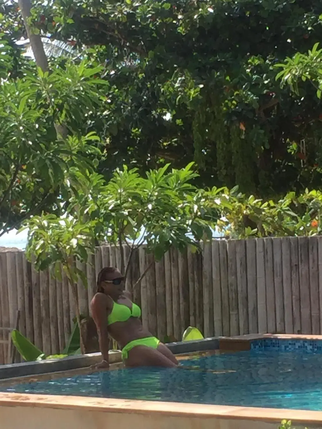 Swimming pool in Benjamin's Hut Swimming pool in Benjamin's Hut