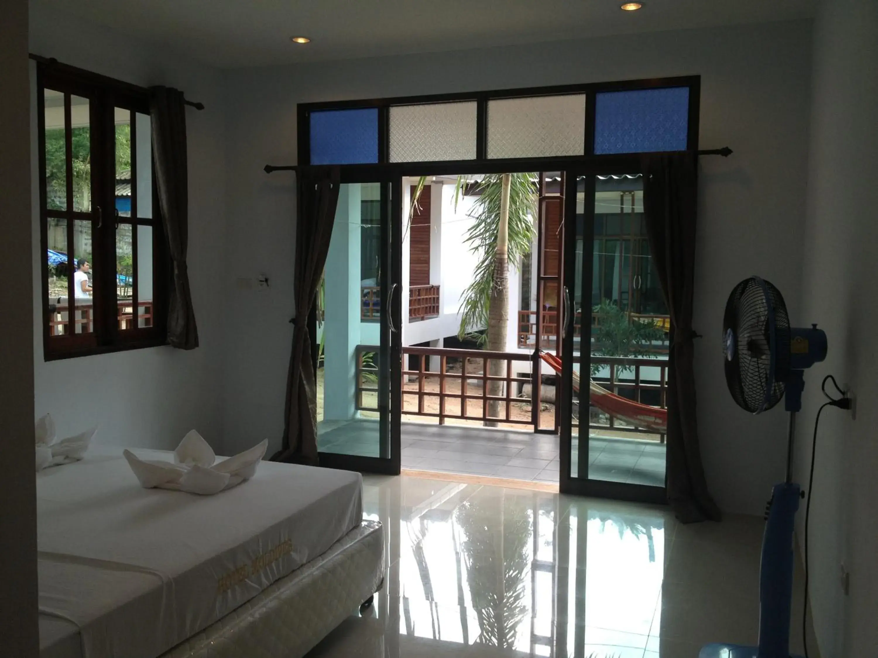 View (from property/room), Bed in Benjamin's Hut View (from property/room), Bed in Benjamin's Hut