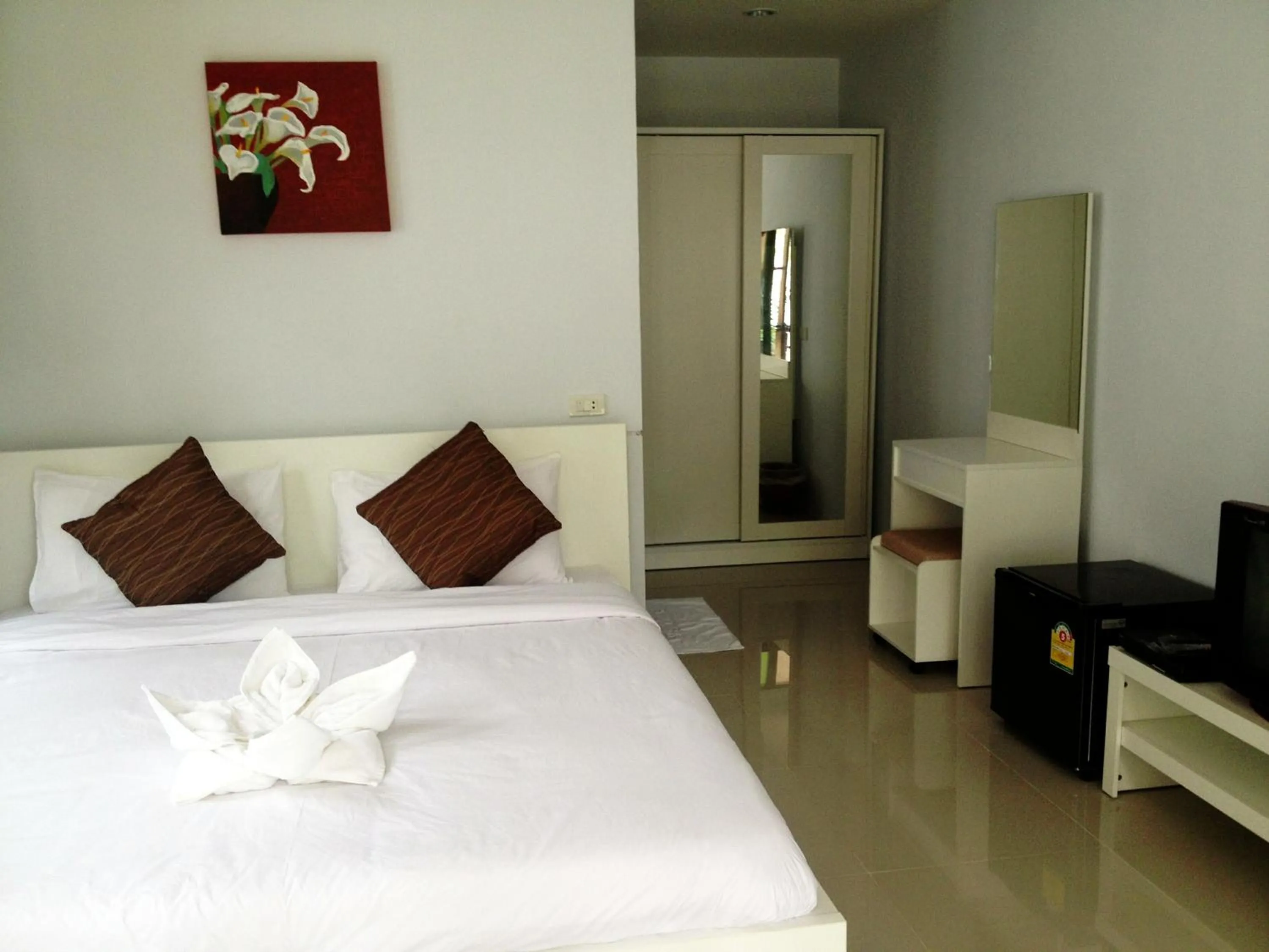 Decorative detail, Bed in Benjamin's Hut