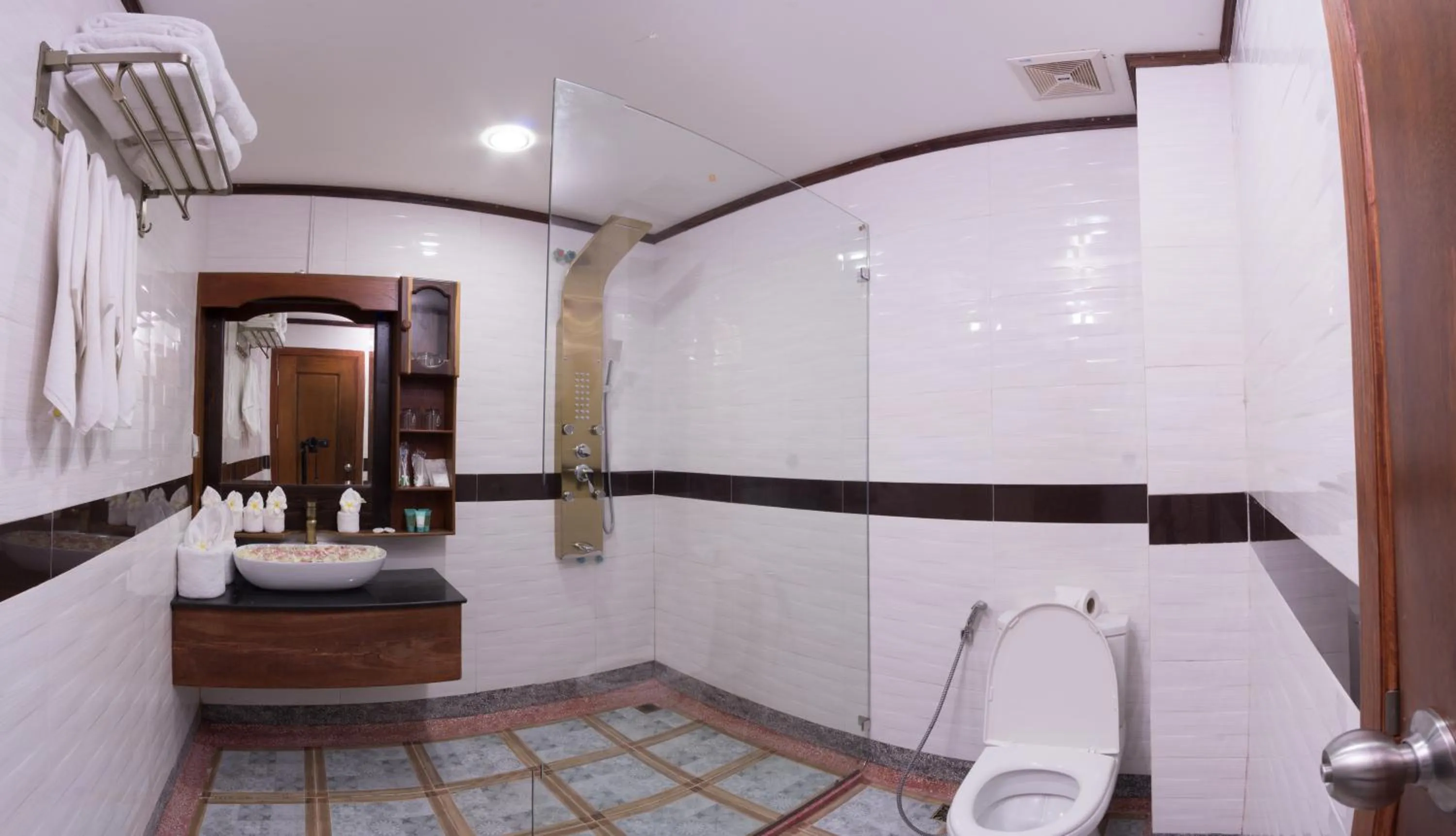 Shower in Hello Cambodia Boutique