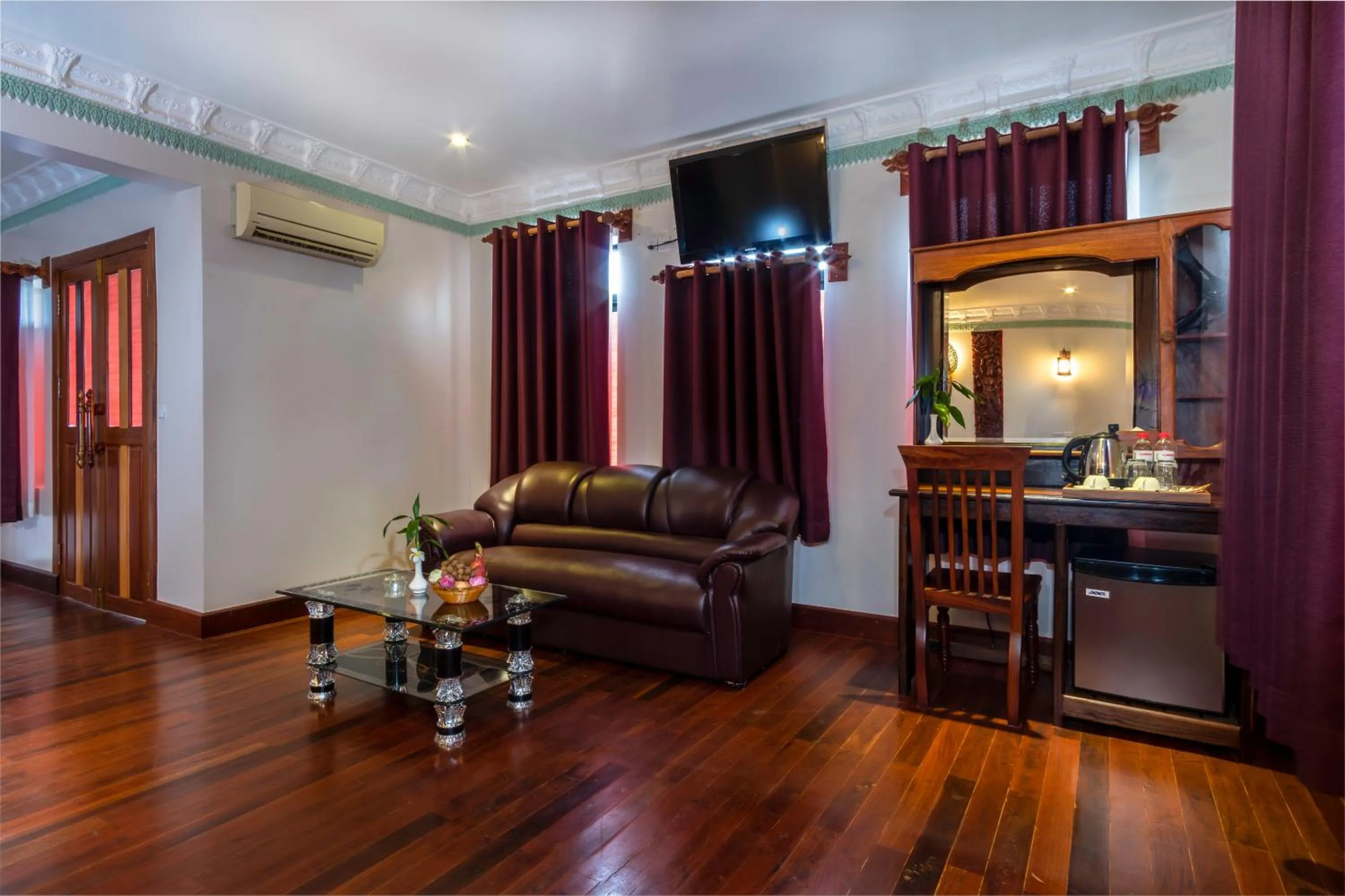 Seating area in Hello Cambodia Boutique