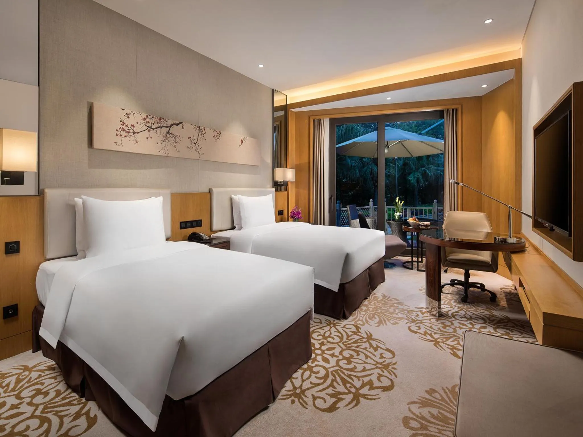 Photo of the whole room, Bed in Xiamen C&D Hotel