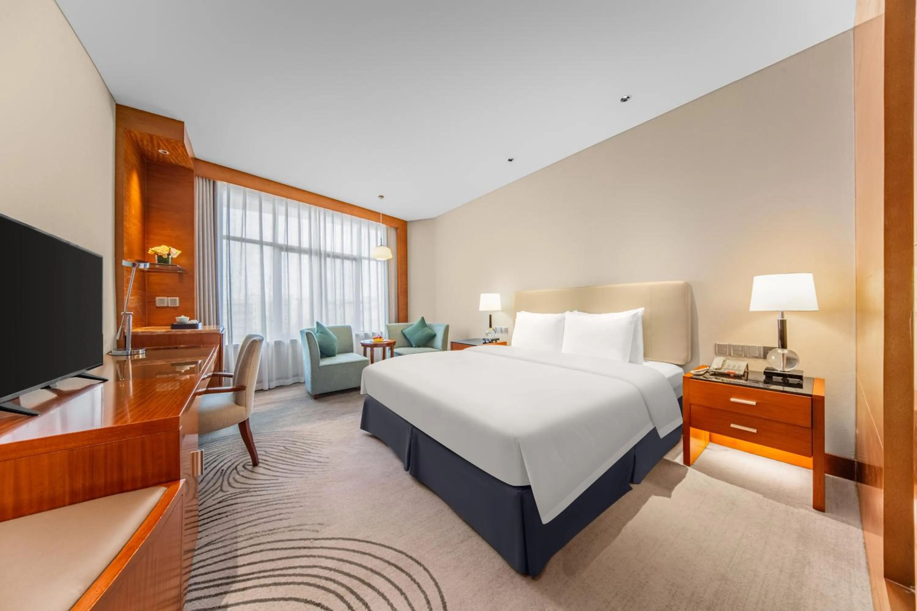 Photo of the whole room, Bed in Xiamen C&D Hotel