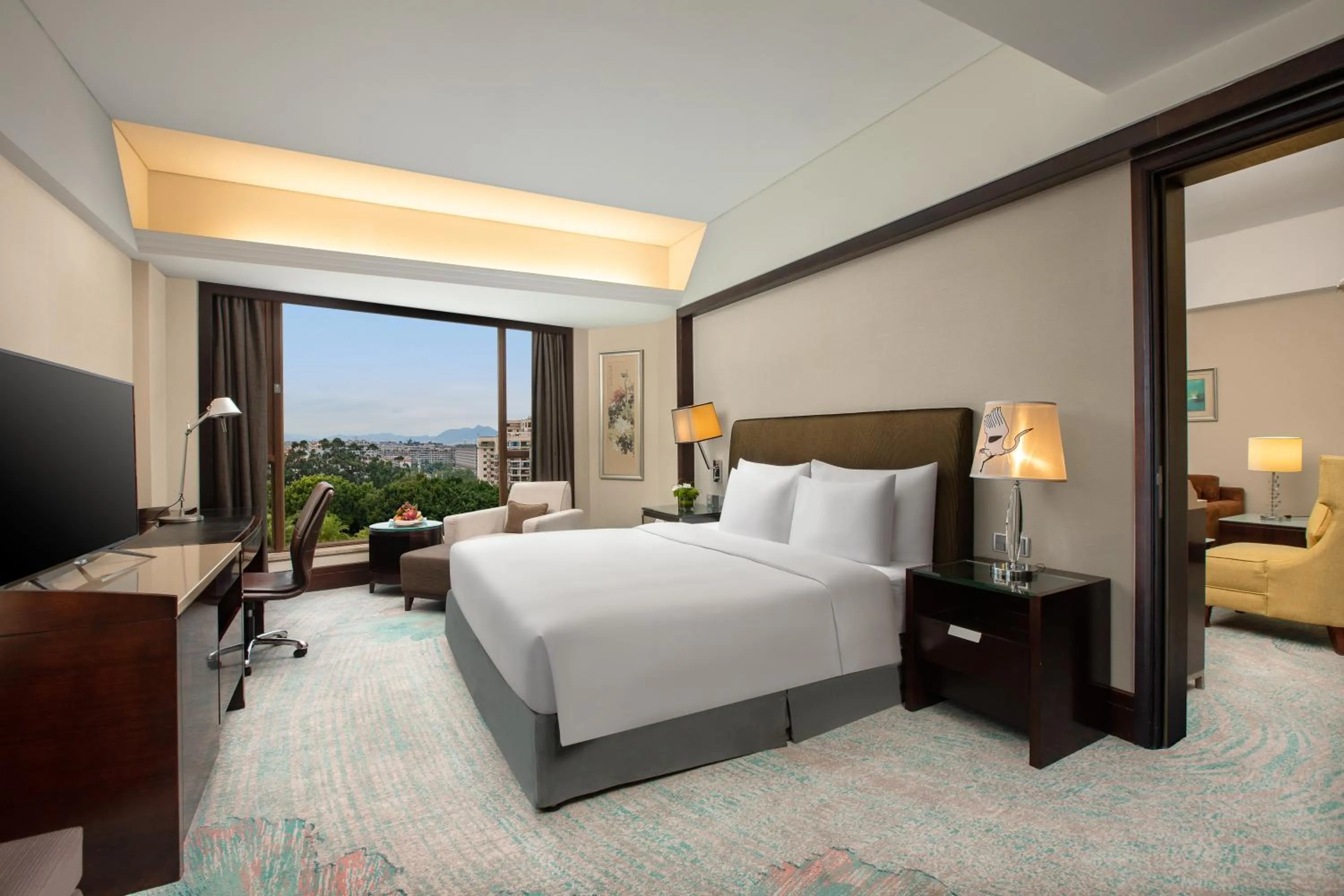 Photo of the whole room, Bed in Xiamen C&D Hotel