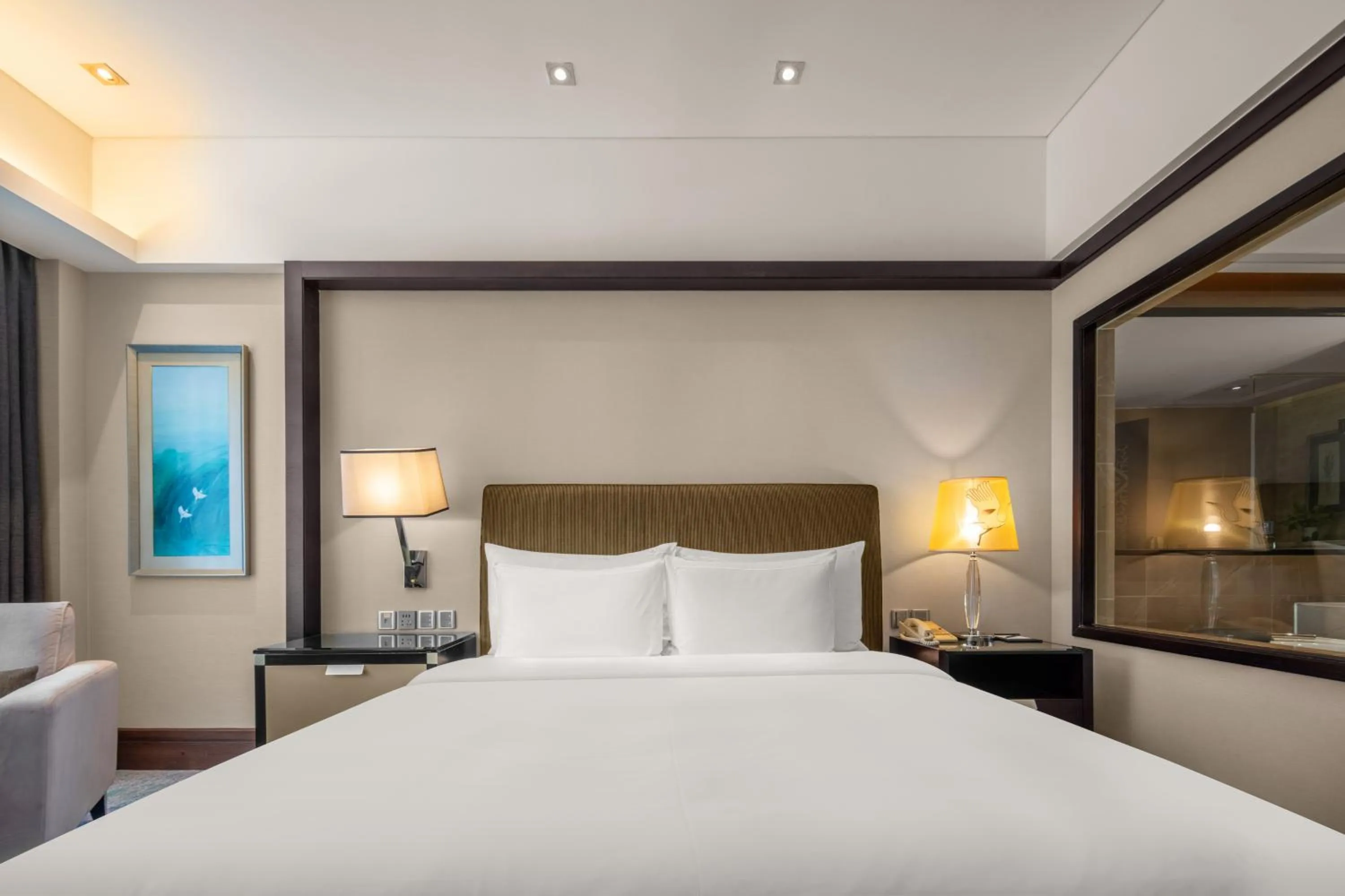 Bedroom, Bed in Xiamen C&D Hotel