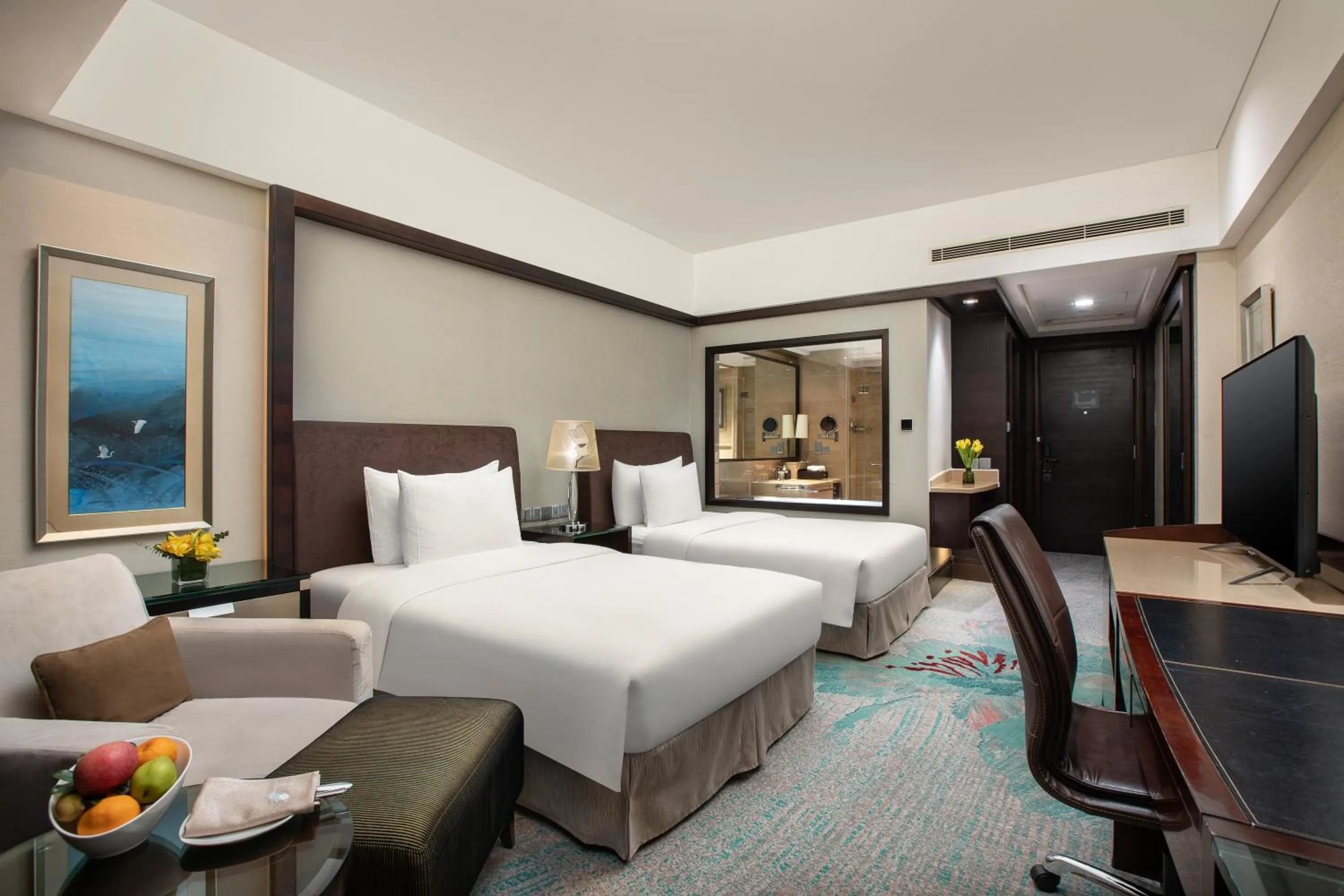 Photo of the whole room, Bed in Xiamen C&D Hotel