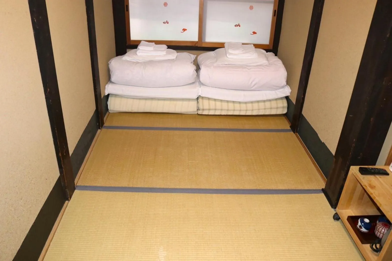 Bed in Nagomi-Ryokan Yuu
