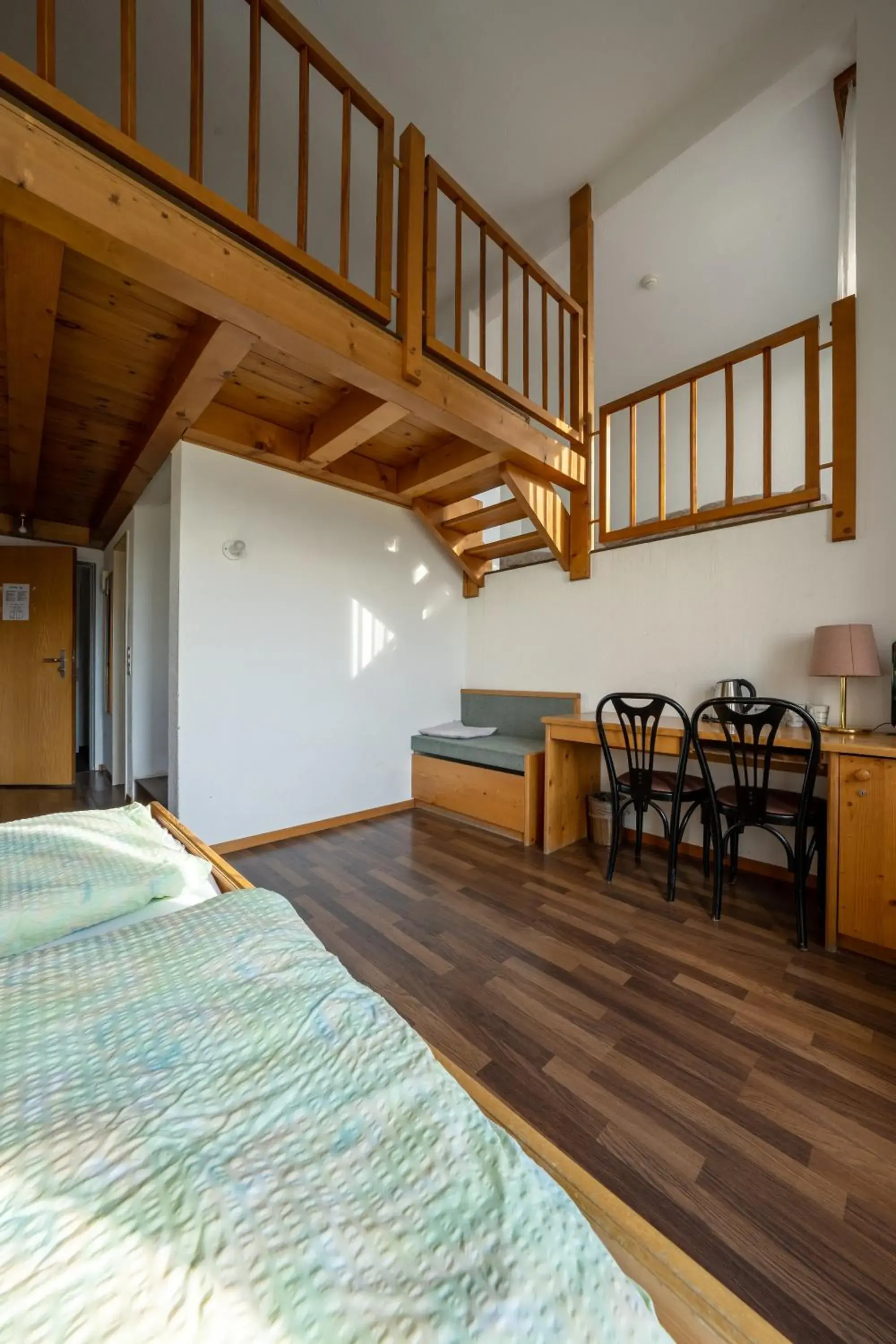 Bed in Hotel Aeschi Park Bed in Hotel Aeschi Park