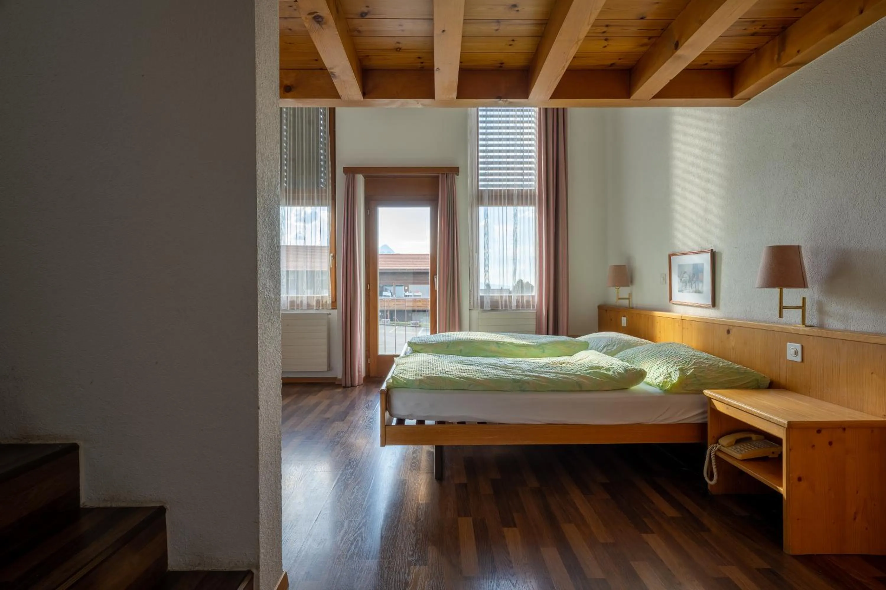 Bed in Hotel Aeschi Park