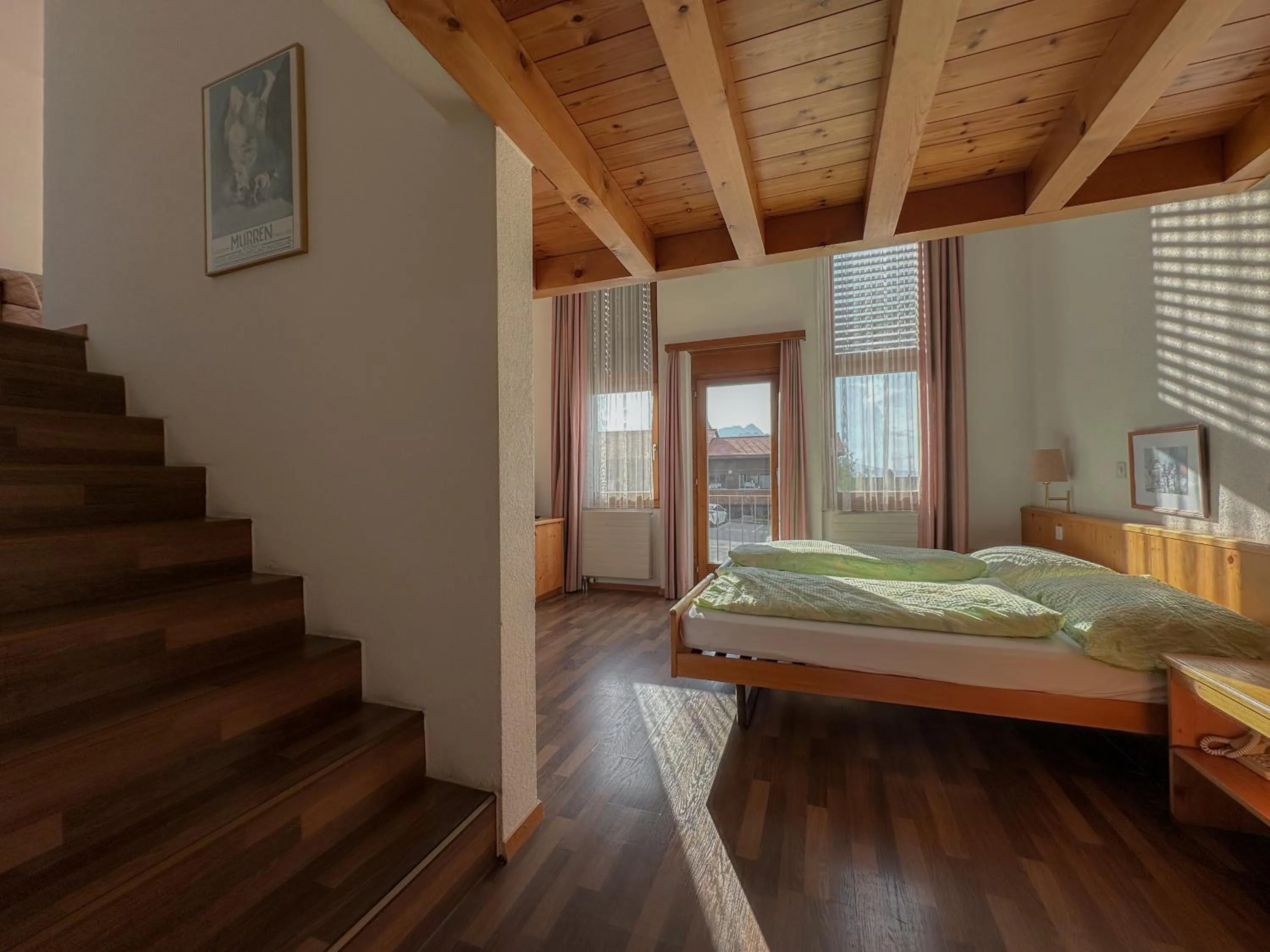 Bed in Hotel Aeschi Park