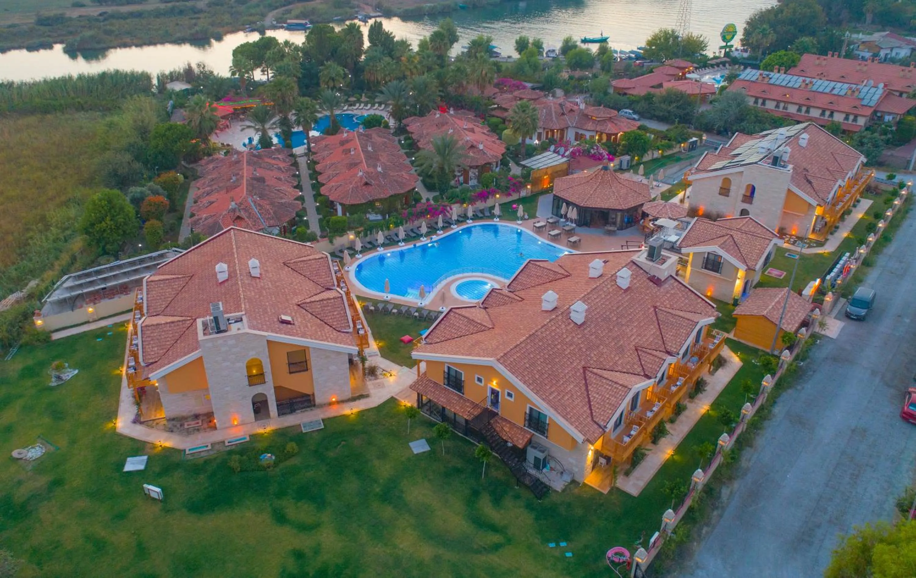 Bird's eye view in Dalyan Live Spa Hotel