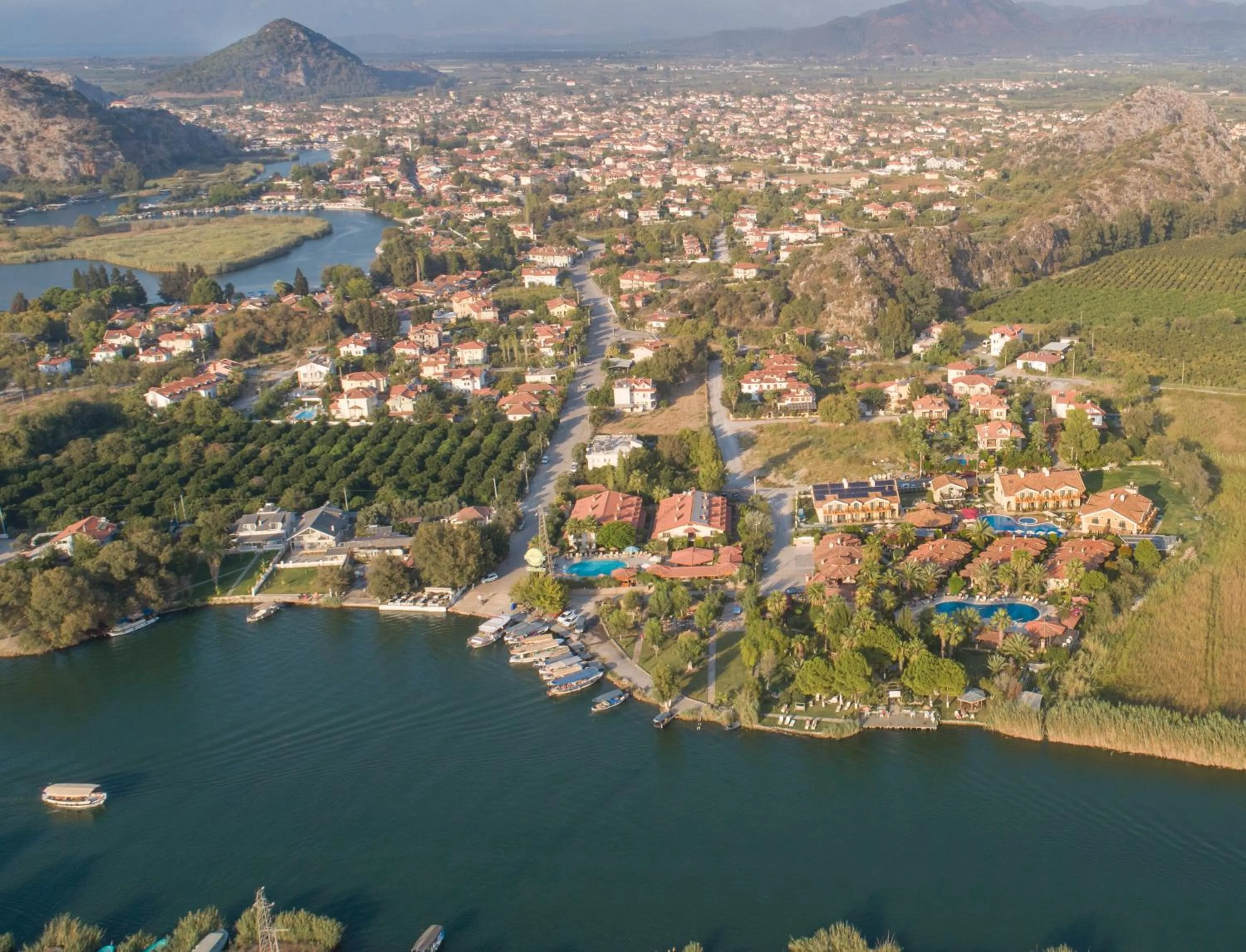 Bird's eye view in Dalyan Live Spa Hotel