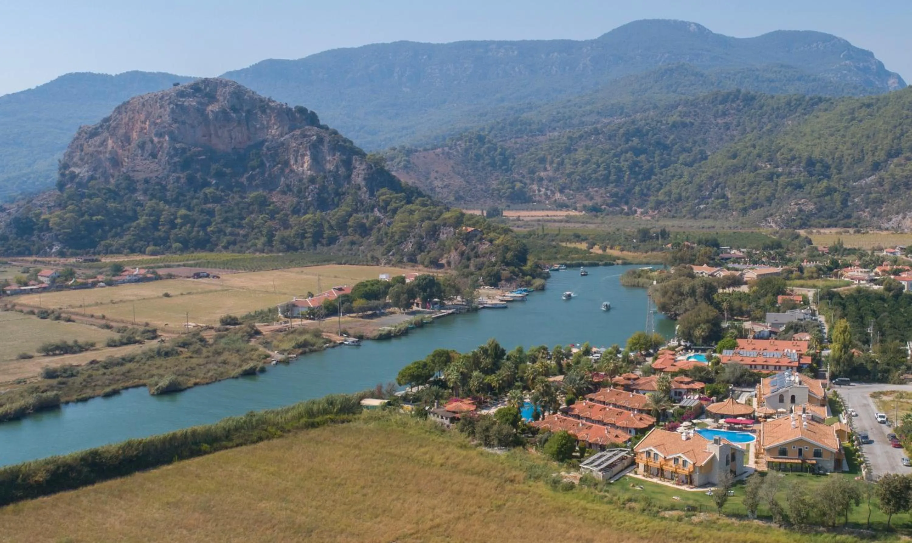 Bird's eye view in Dalyan Live Spa Hotel