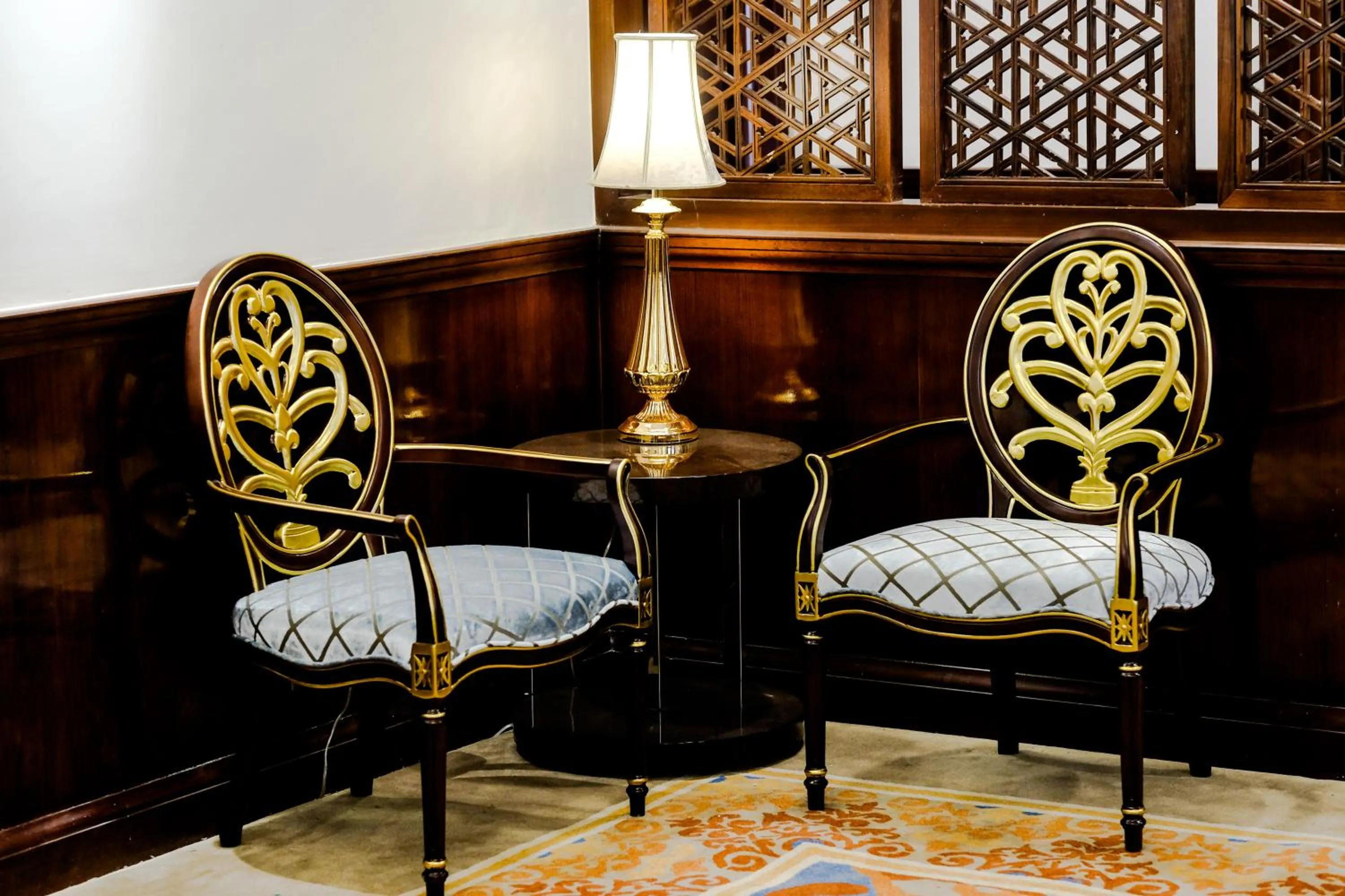 Seating area in The Indus Valley