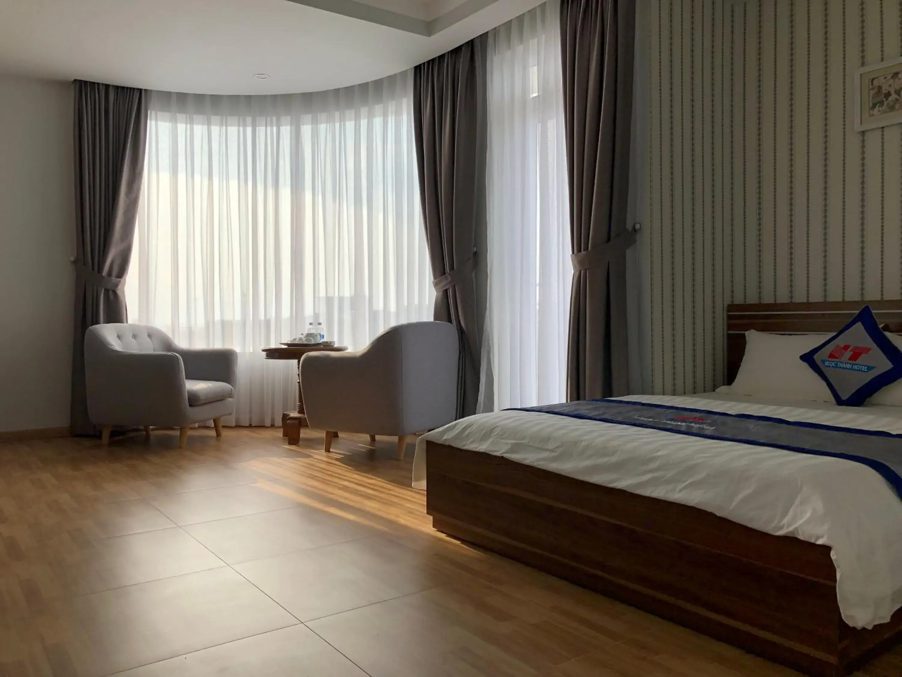 Bed in Ngoc Thanh Hotel Bed in Ngoc Thanh Hotel