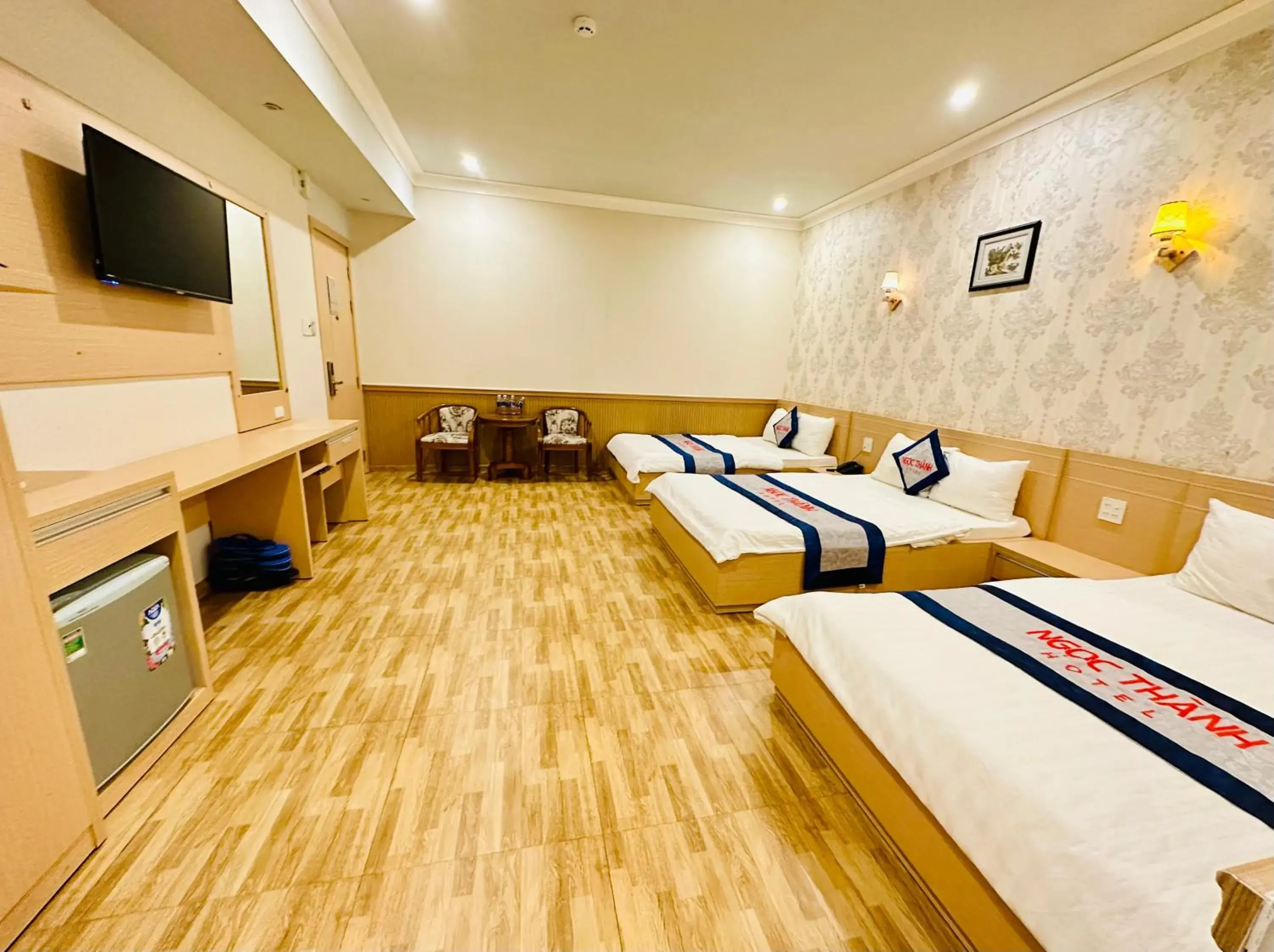 Bed in Ngoc Thanh Hotel Bed in Ngoc Thanh Hotel